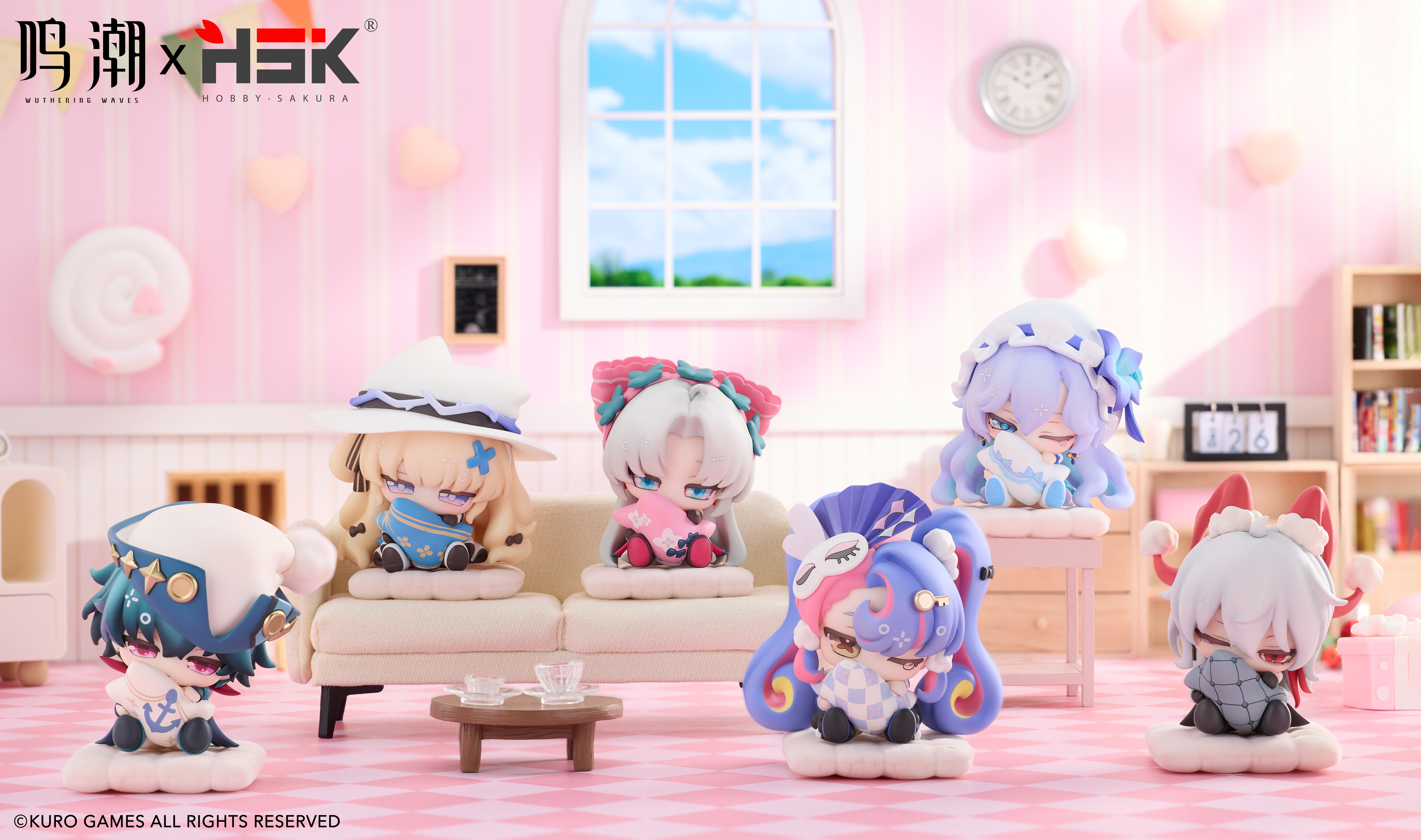 【Pre-sale】Q Version Sleepy Set Characters-Wuthering Waves-HobbySakura Studio