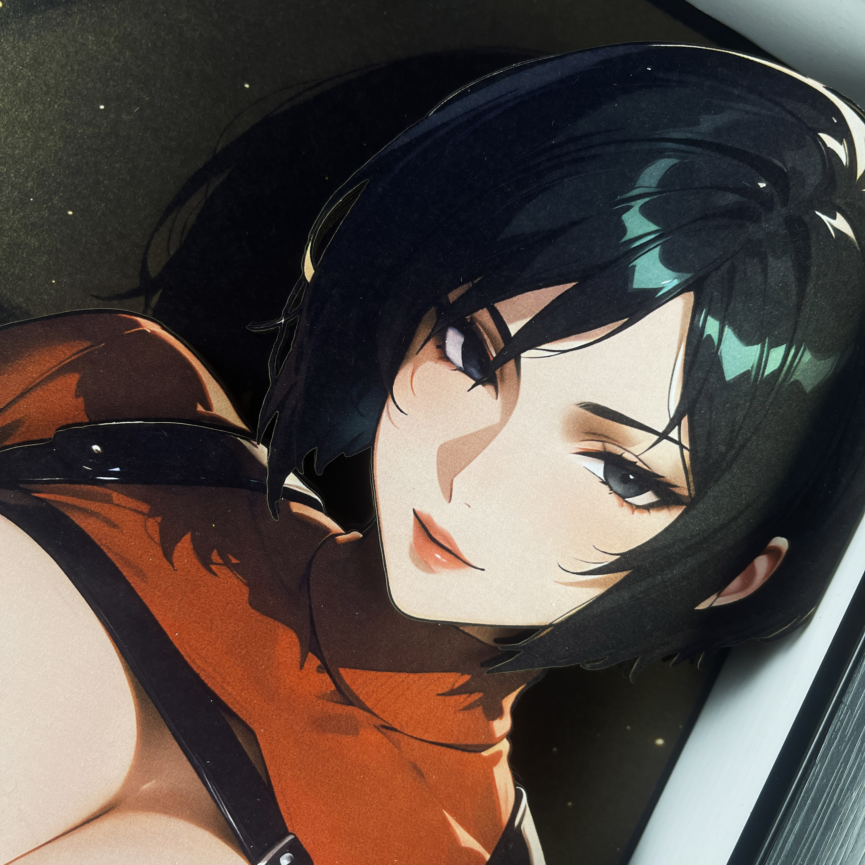 【Pre-sale】Decorative Painting of Ada Wong-Resident Evil-Black and White Studio