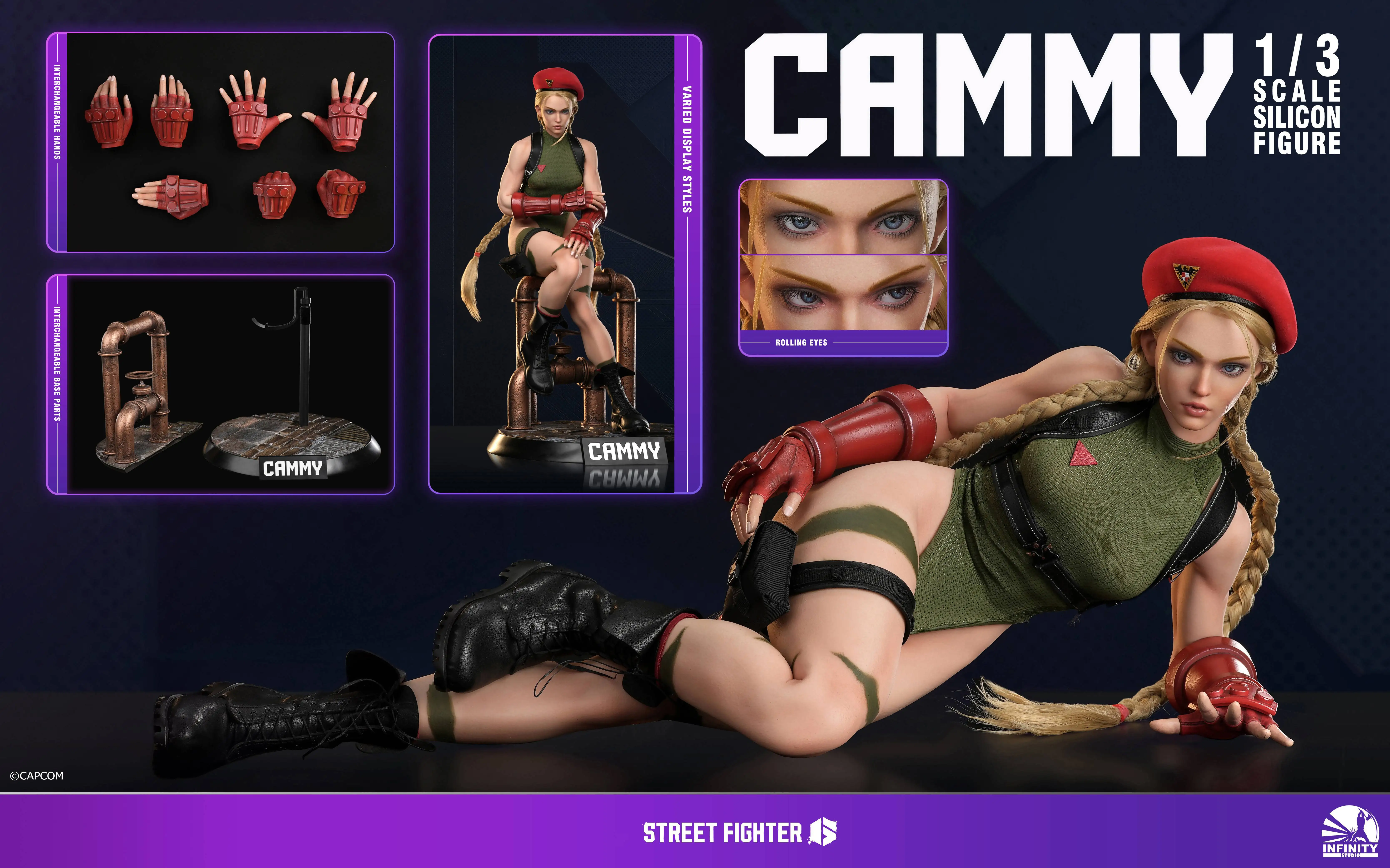 【Pre-sale】1/3 Scale Cammy-Street Fighter 6-Inifinity Studio
