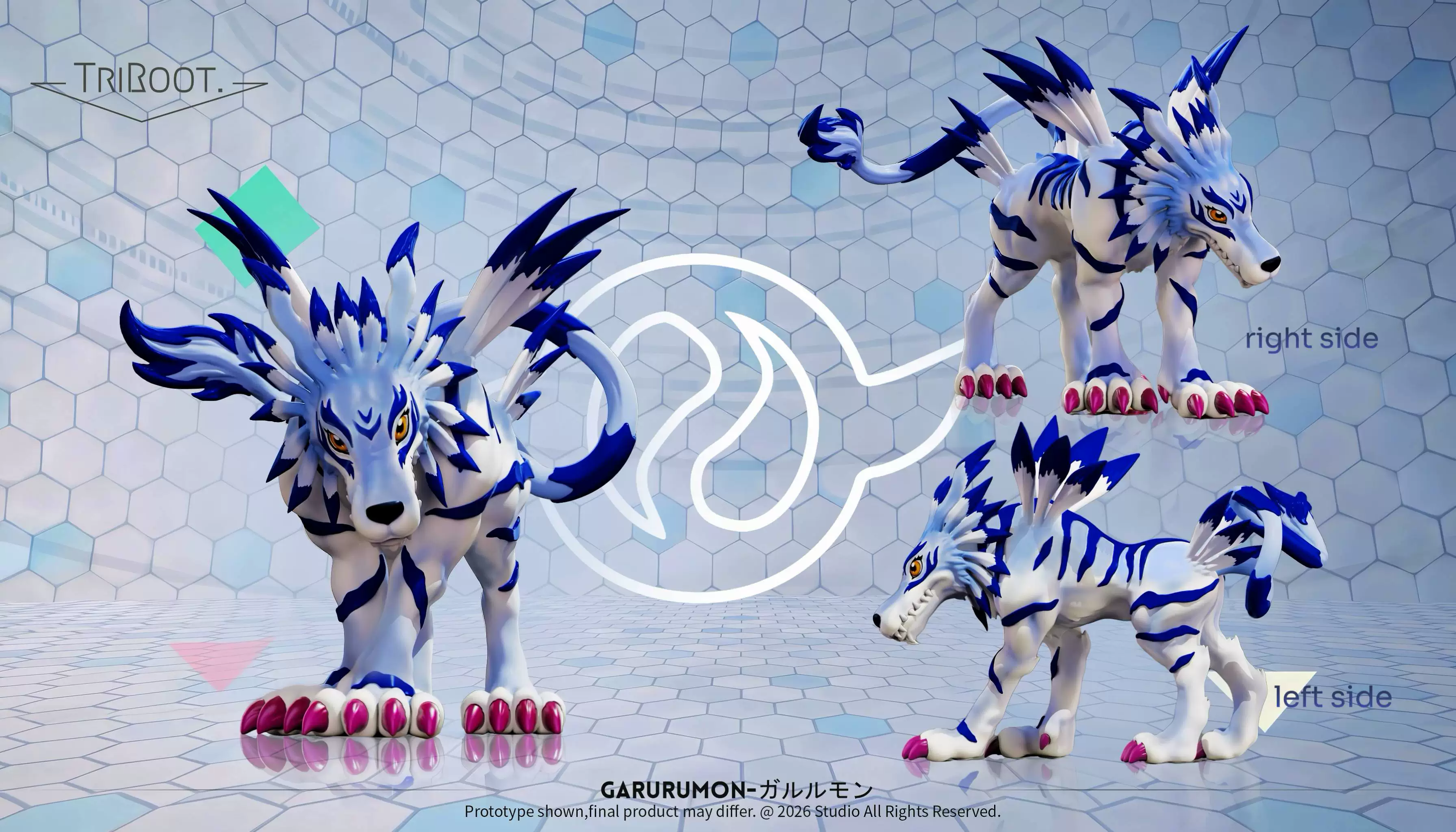 【Pre-sale】Garurumon-Digimon Adventure-TriROOT Studio