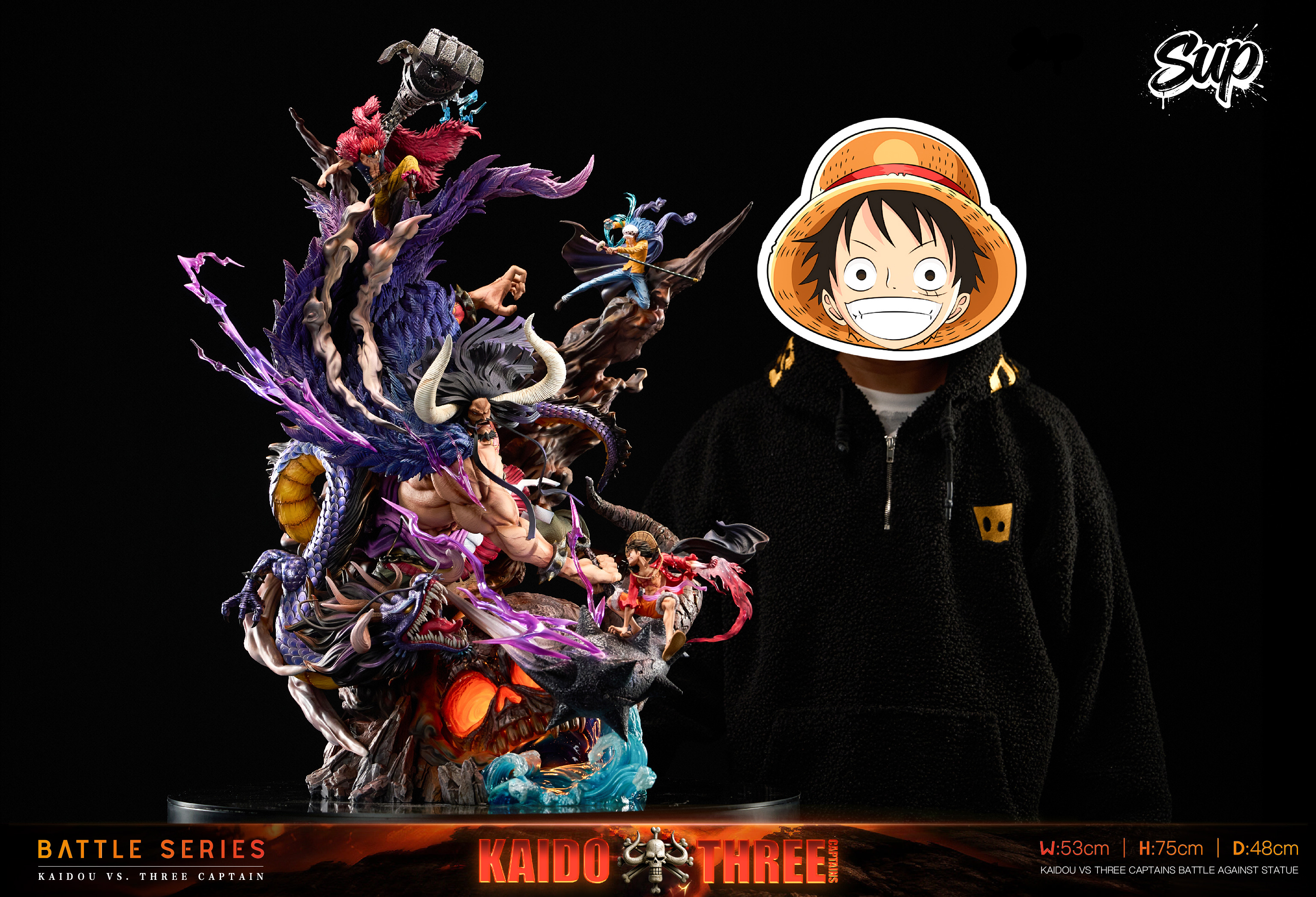 【Pre-sale】Kaidou VS Three Captains-One Piece-Sup Studio