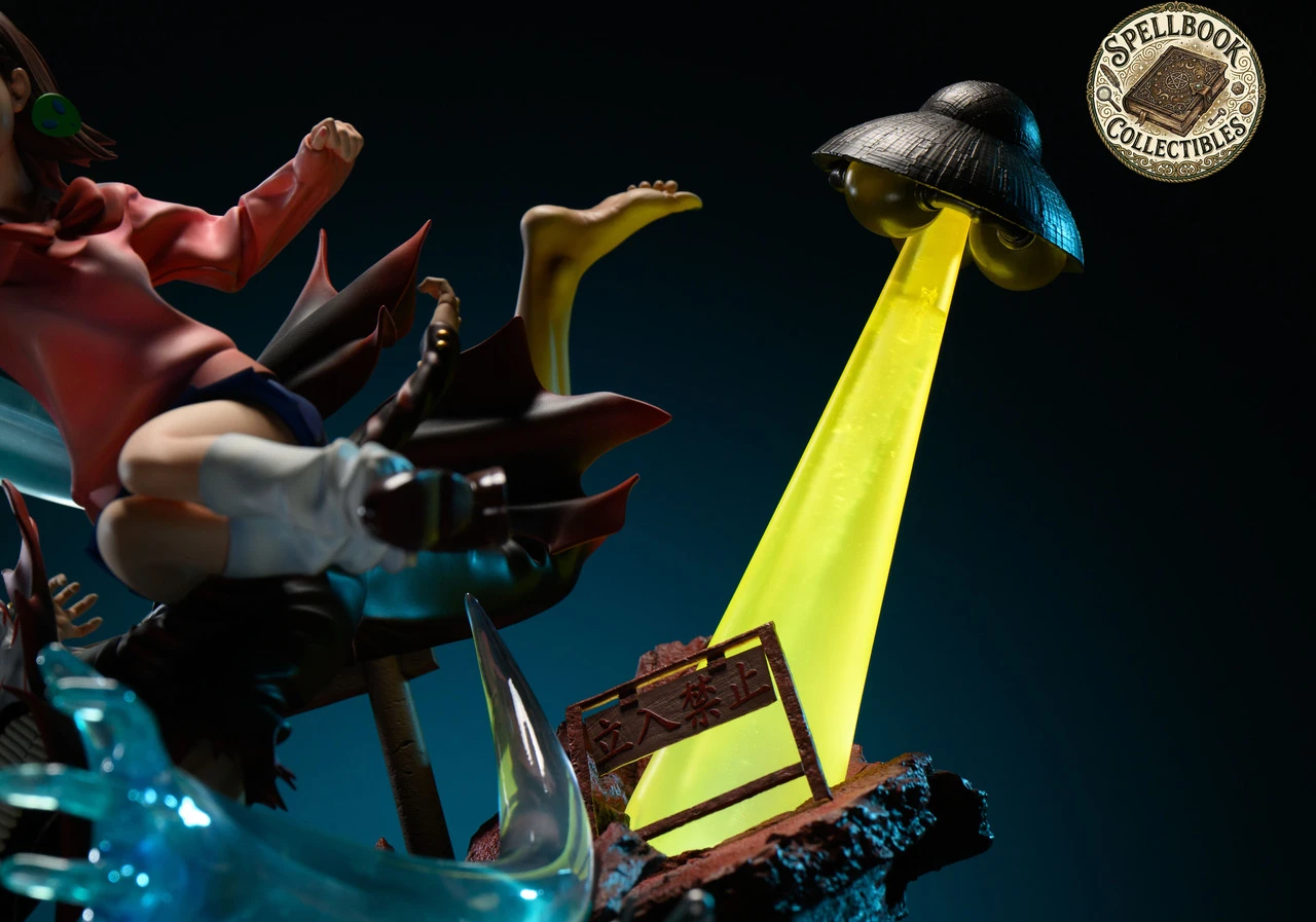 【Pre-sale】1/6 Scale Momo and Okarun with LED-Spellbook Collectibles Studio