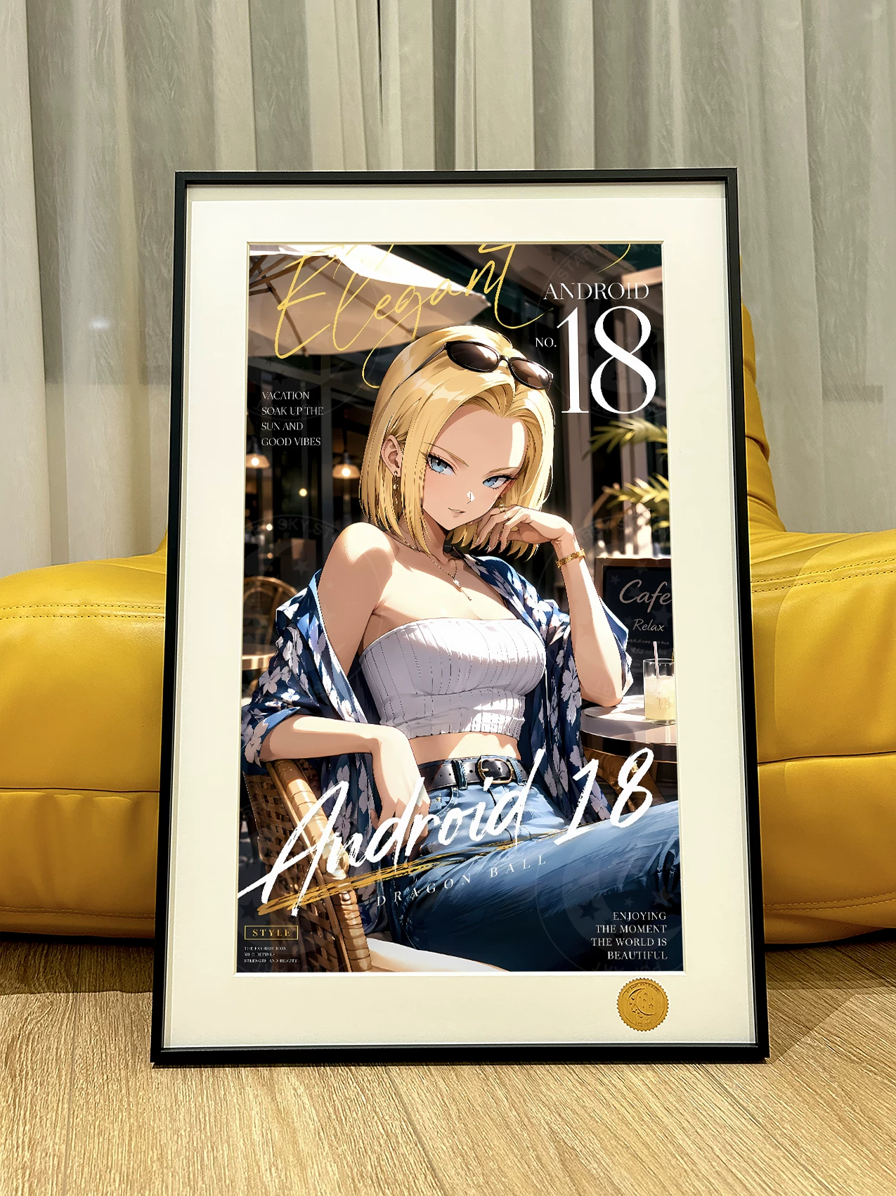 【Pre-sale】Decorative Painting of Android 18-Dragon Ball-XingKong Studio
