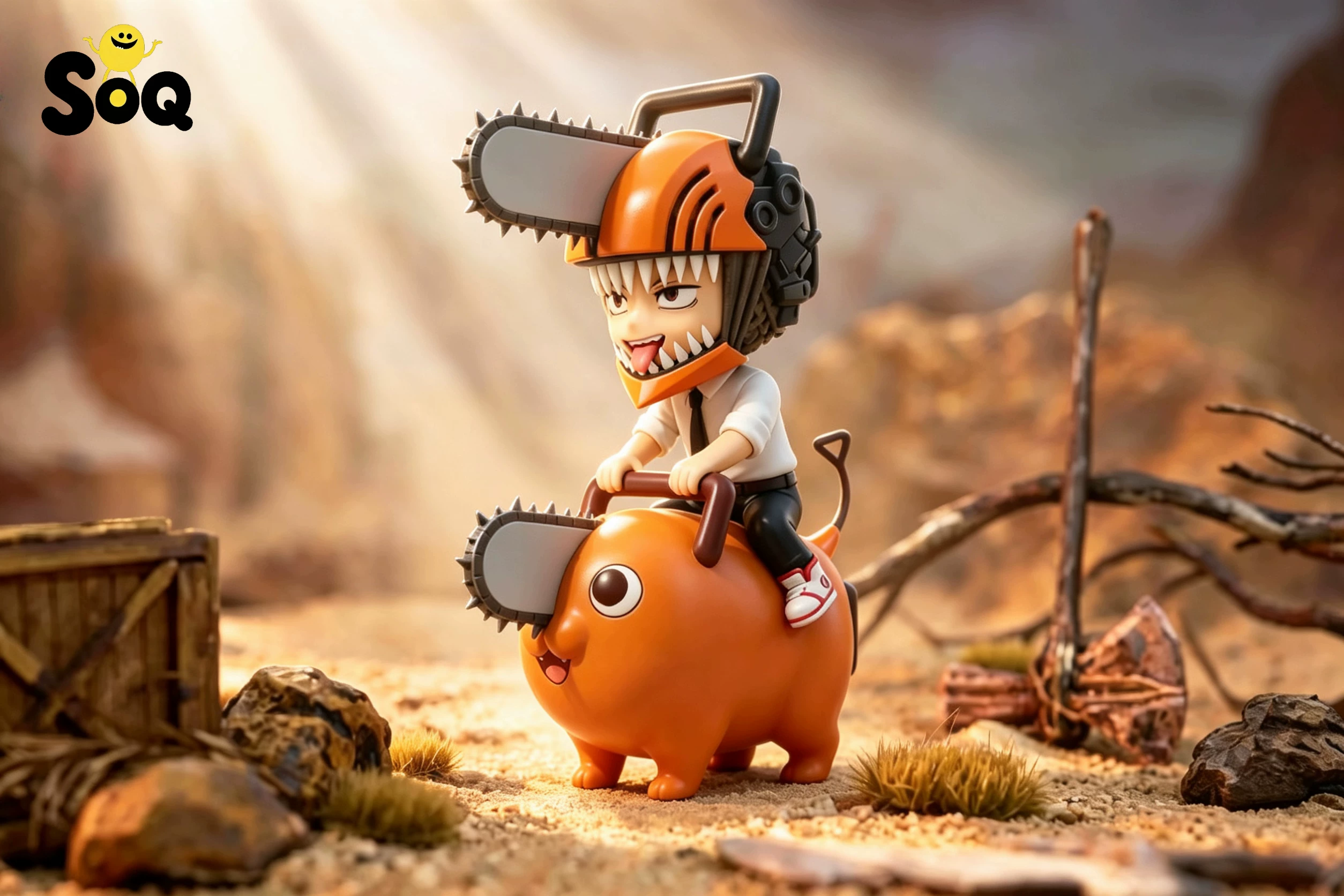 【Pre-sale】Q Version Denji-Chainsaw Man-SOQ Studio