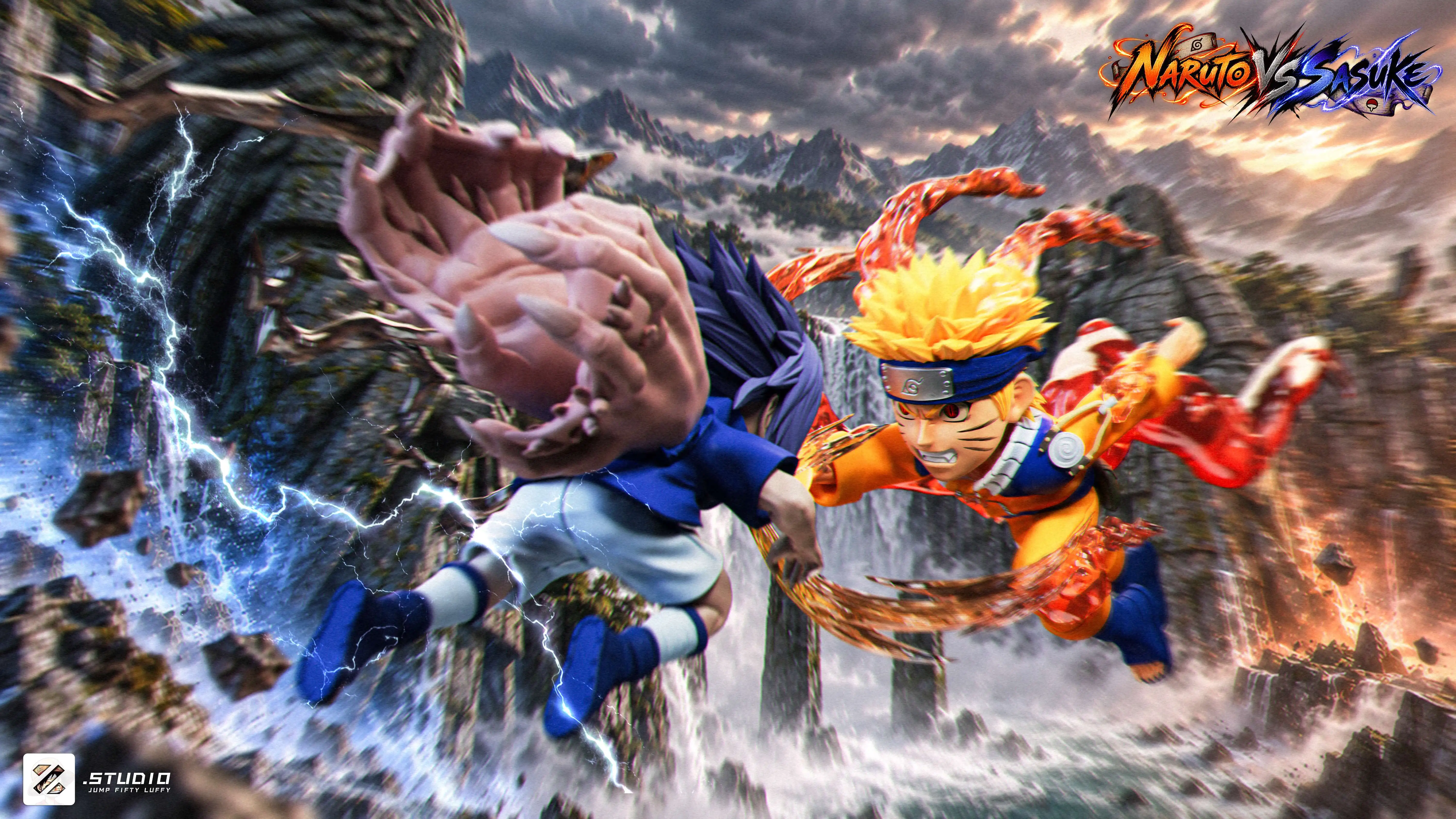 【Pre-sale】Sasuke VS Naruto-Naruto-Zzz Studio