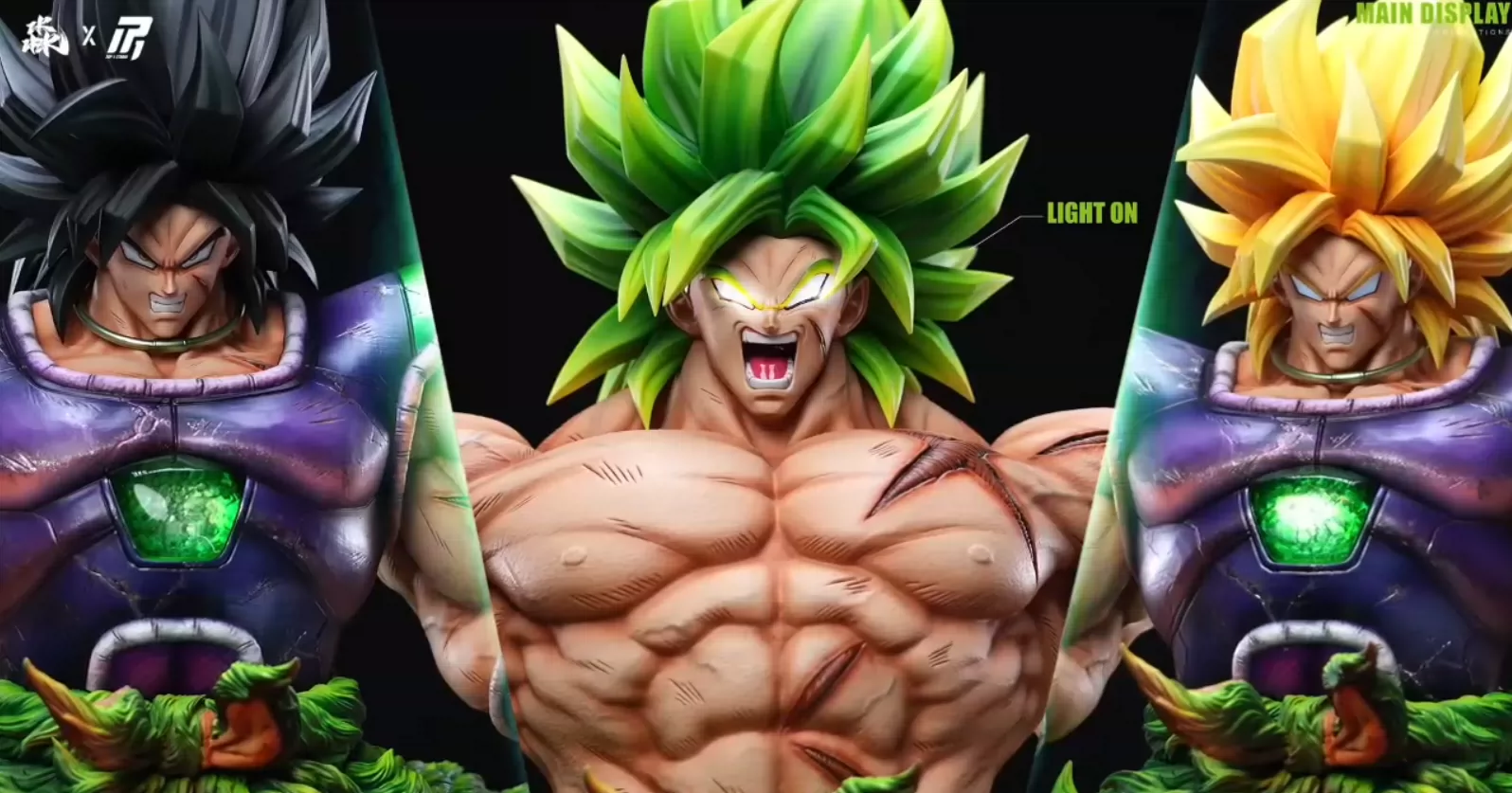 【Pre-sale】1/6 Scale Broly with LED-Dragon Ball-Miao × TOP 1 Studio