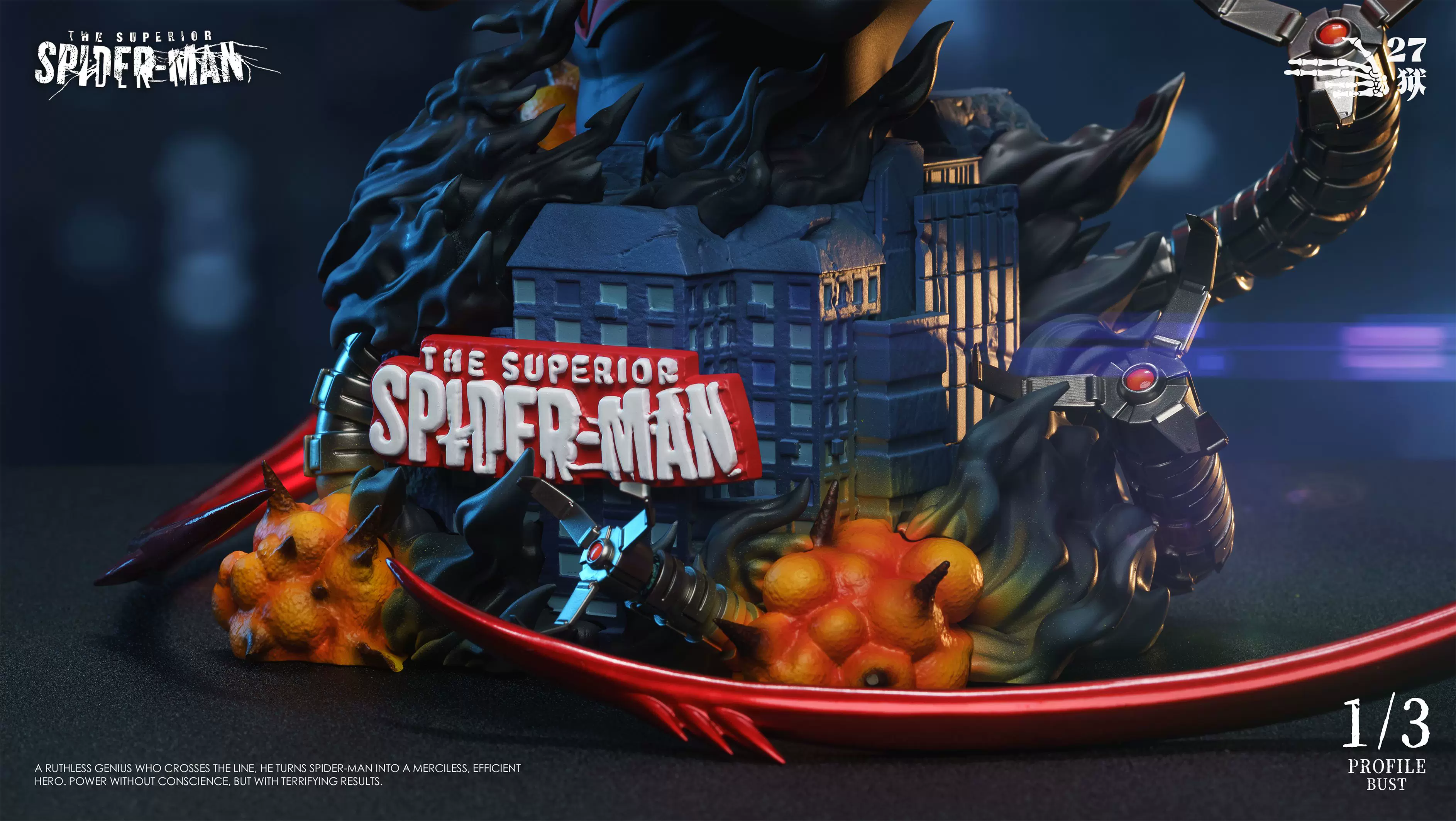 【Pre-sale】1/3 Scale 003 Bust of Spider Man-27abyss Studio