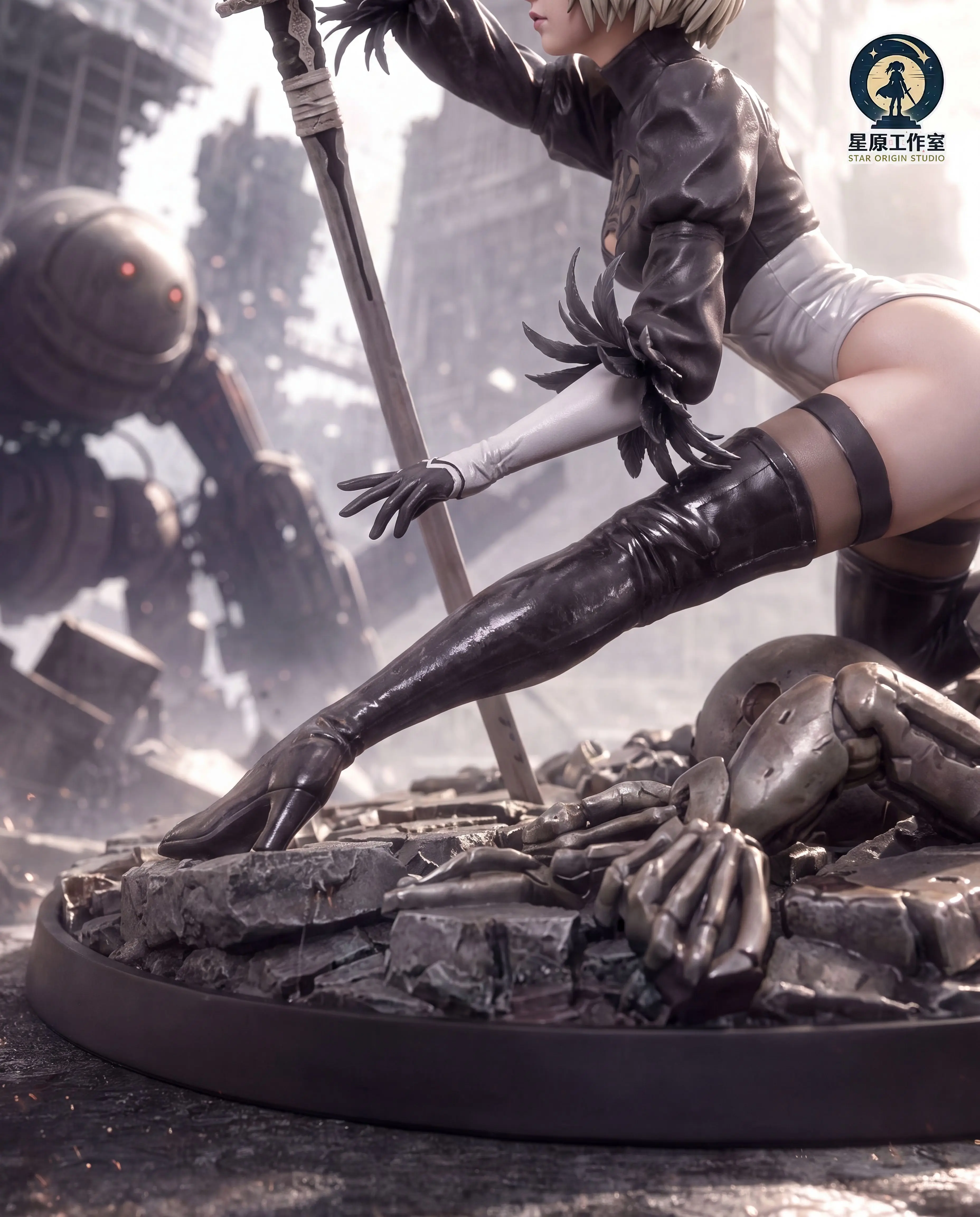 【Pre-sale】1/6 and 1/4 Scale NieR 2B Apocalyptic Warrior Maiden-NieR:Automata-Star Origin Studio