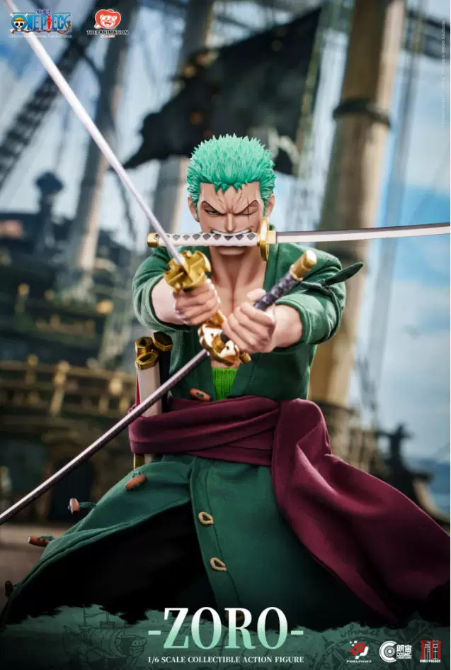 【Pre-sale】1/6 Scale Roronoa Zoro Action Figure Licensed-One Piece-JIMEI PALACE × Pixel Poses Studios