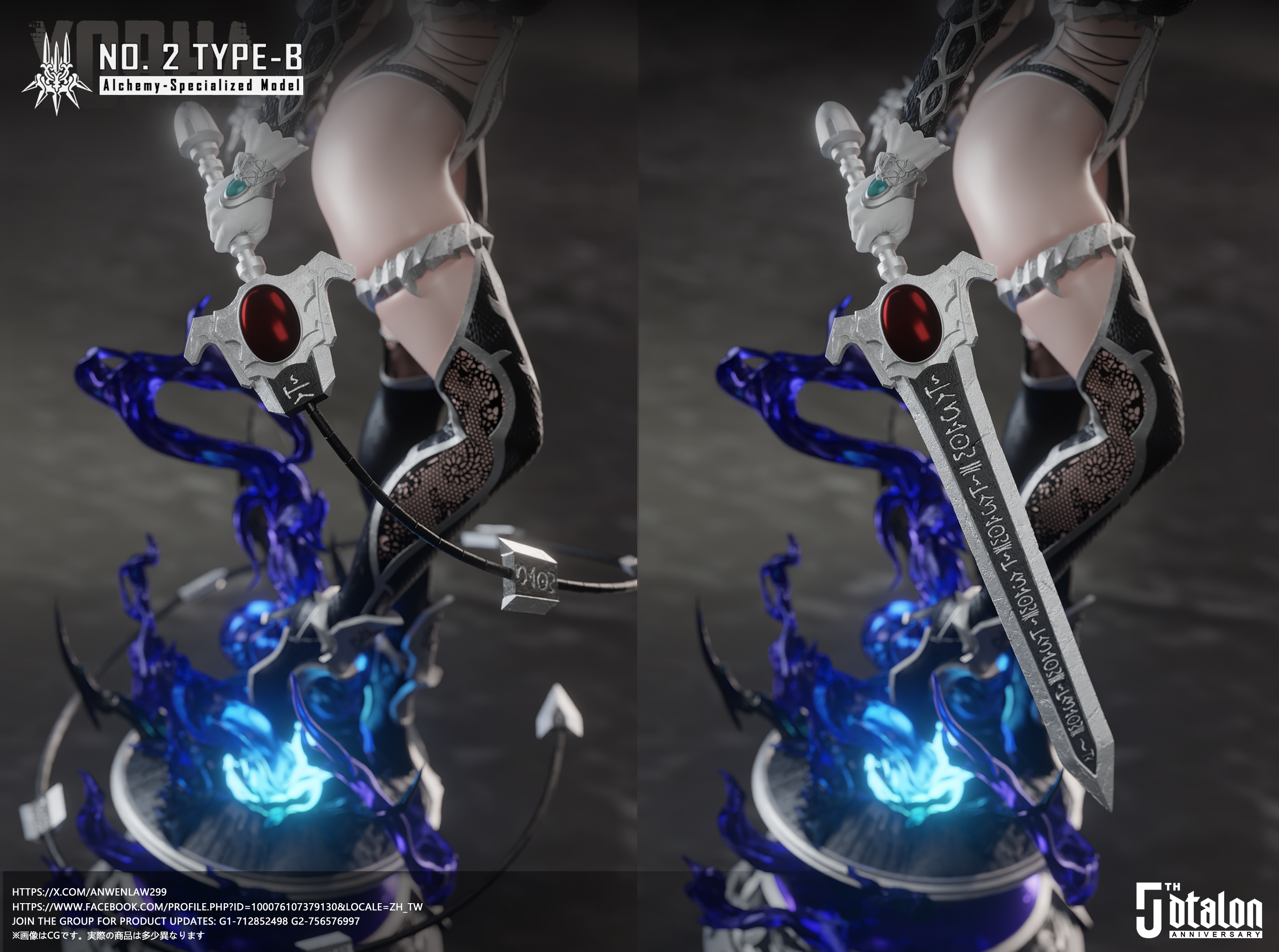 【Pre-sale】1/4 Scale NieR 2B-NieR:Automata-Dtalon Production Studio