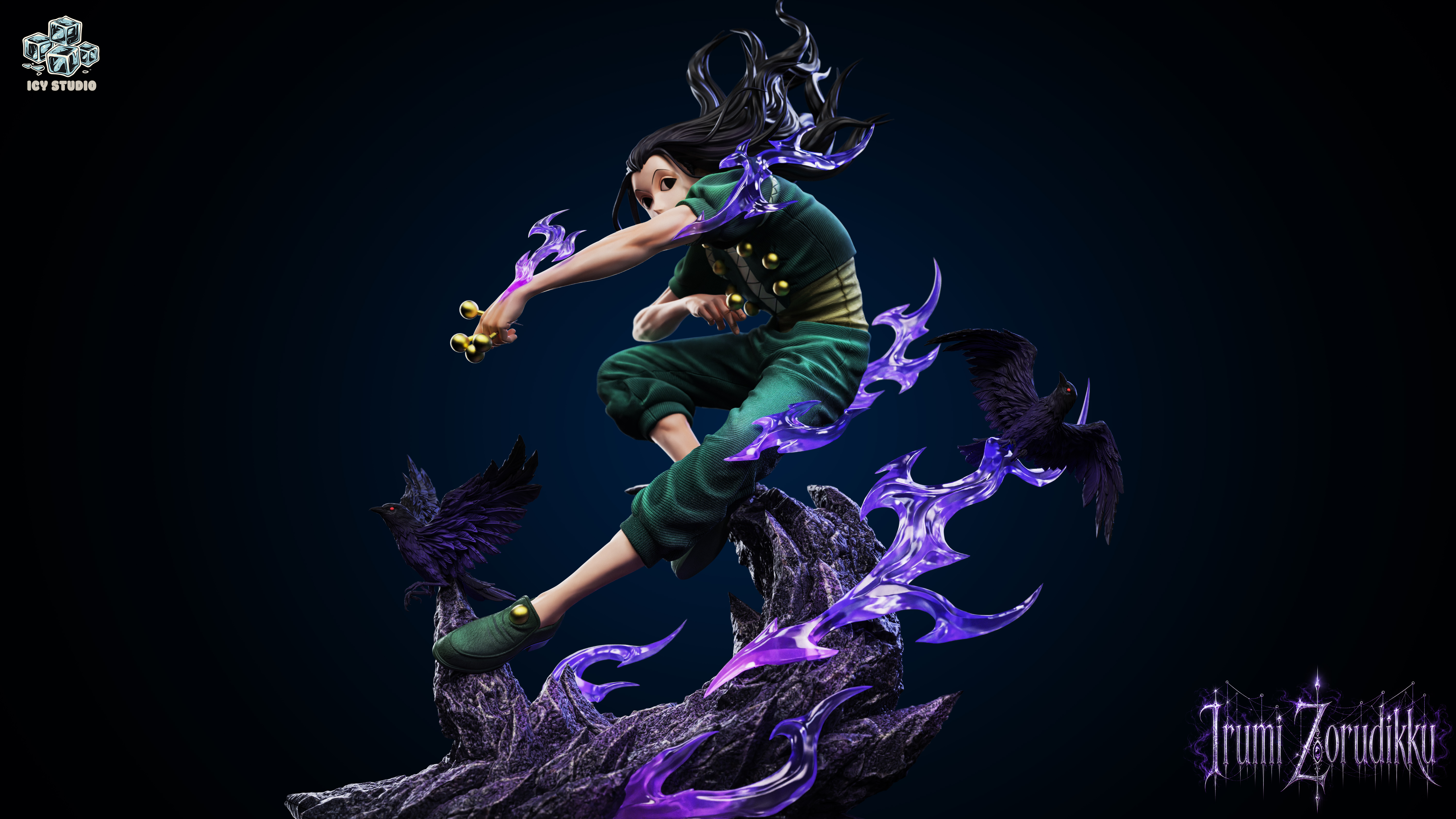 【Pre-sale】1/6 Scale Illumi Zoldyck and Hyskoa-Hunter X Hunter-Icy Studio