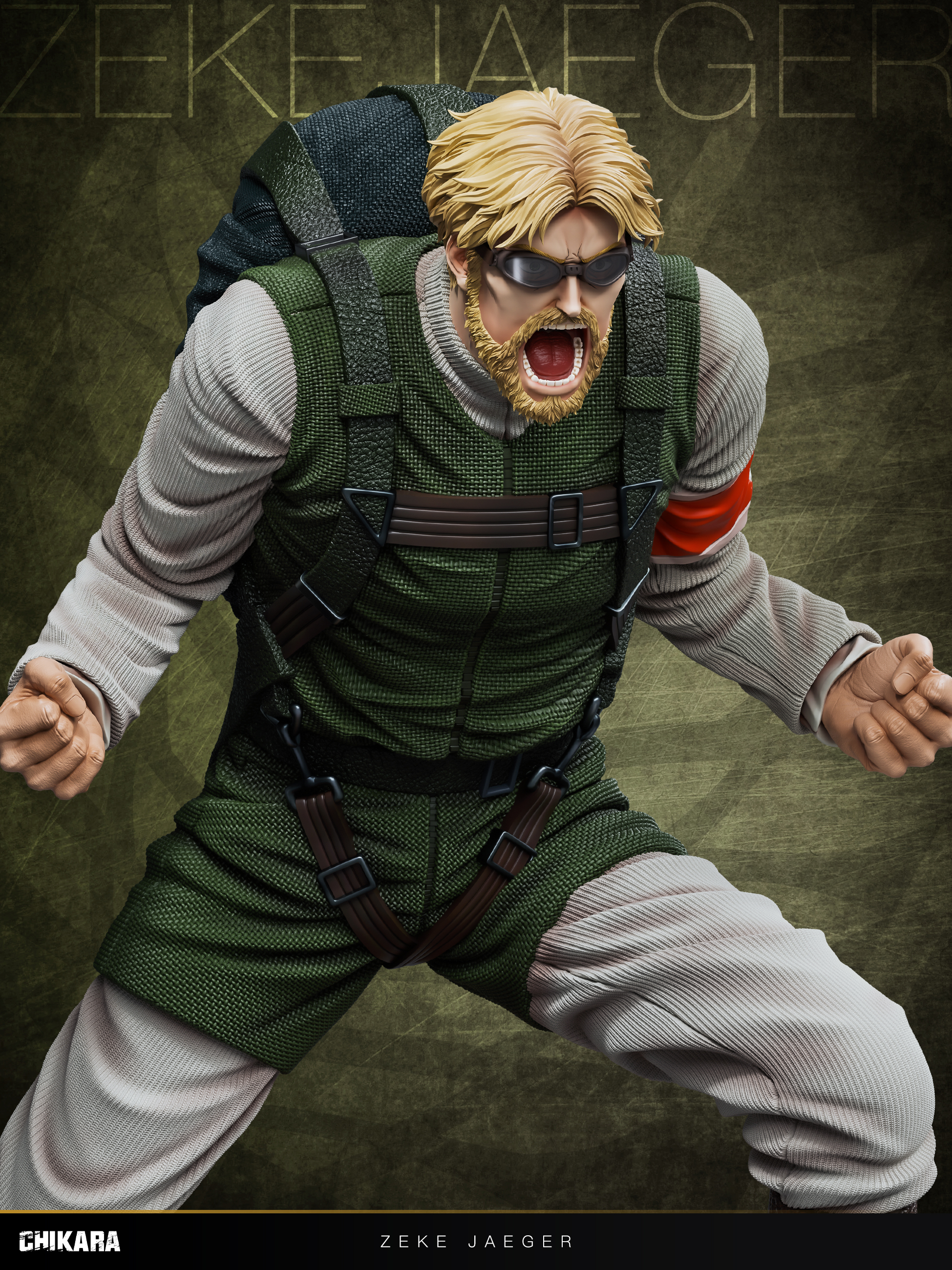 【Pre-sale】1/6 Scale Zeke Jaeger-Attack on Titan-CHIKARA Studio