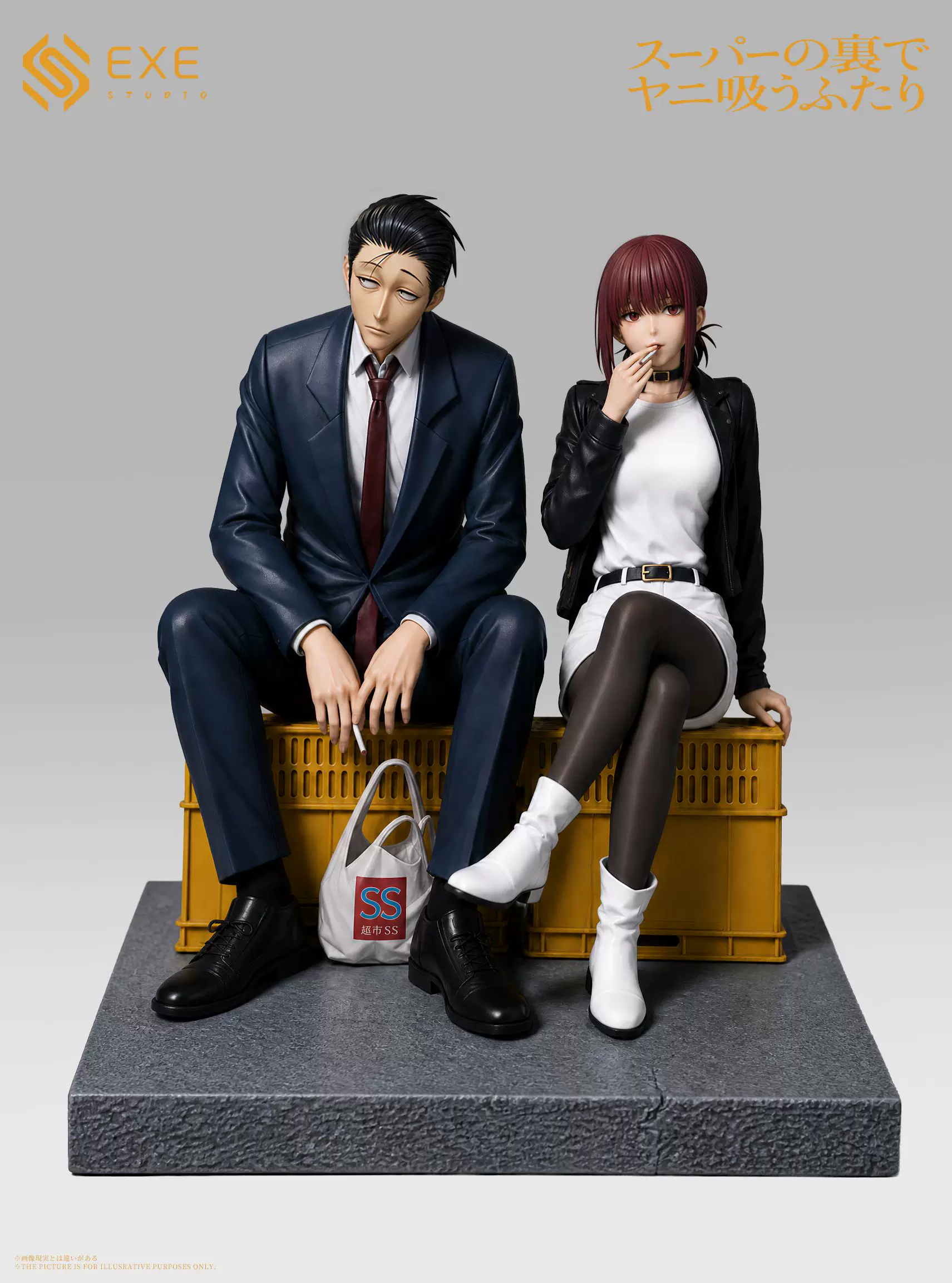 【Pre-sale】1/6 Scale Sasaki and Tayama-スーパーの裏でヤニ吸うふたり-EXE Studio