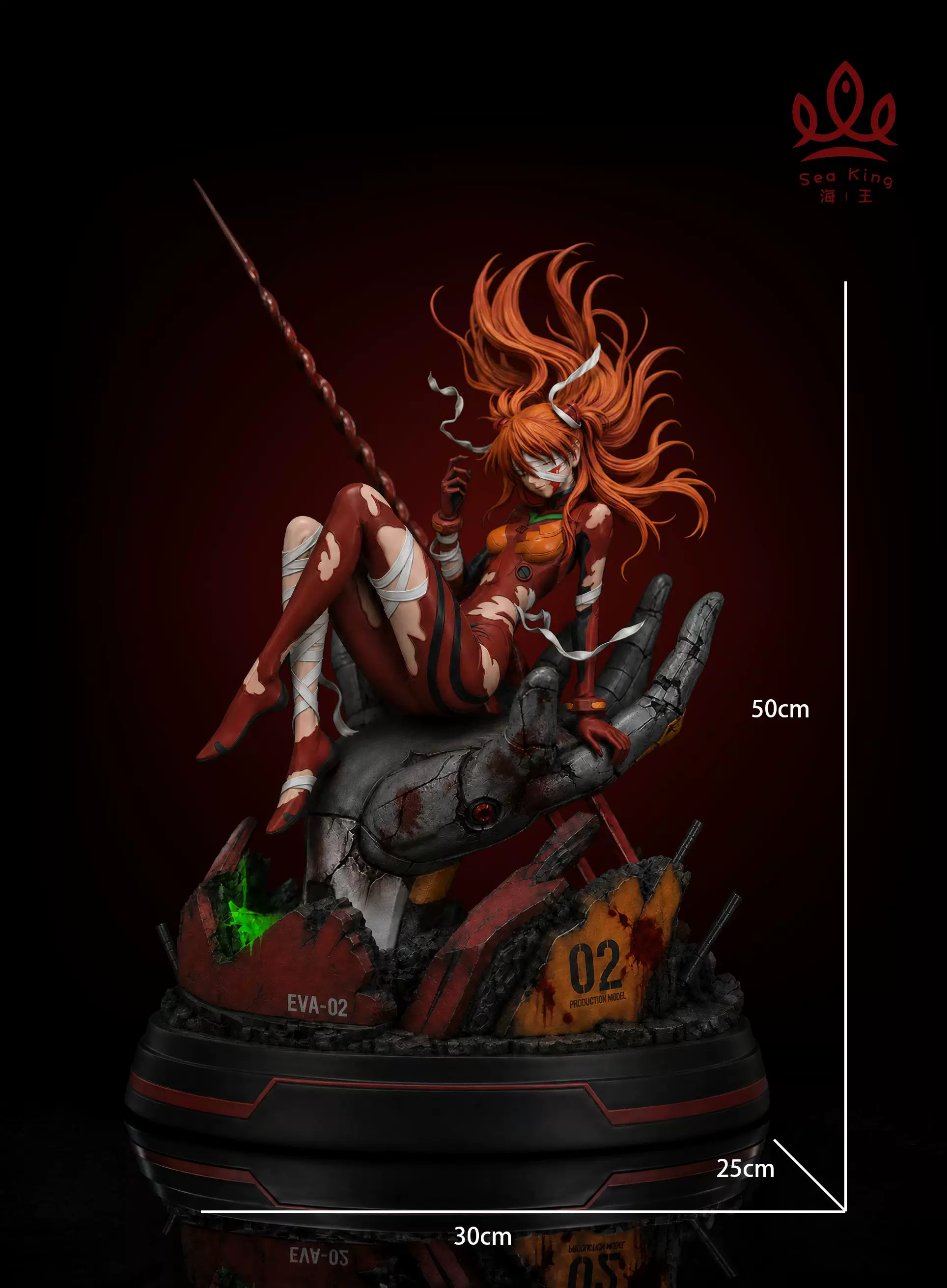 【Pre-sale】1/6 Scale Asuka After Battle-EVA-Sea King Studio