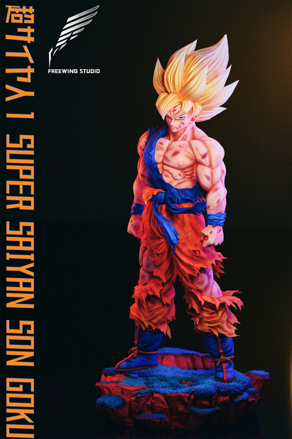 【Pre-sale】1/2 Scale SS Goku-Dragon Ball-Freewing Studio