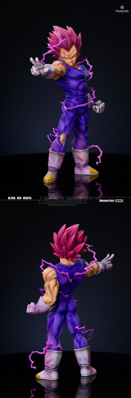 【Pre-sale】1/6 Scale Ultra ego Vegeta and Majin Vegeta with LED-Dragon Ball-PowerClub Studio