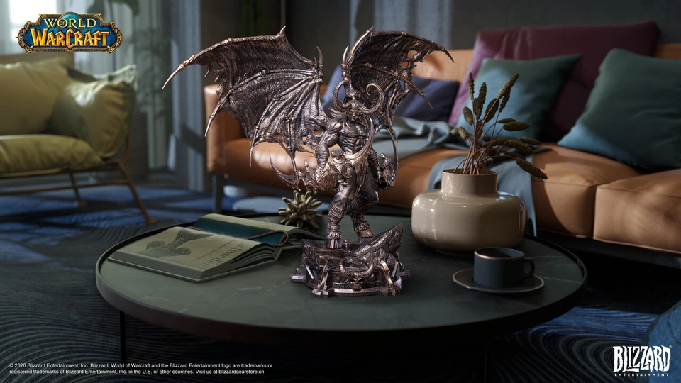 【Pre-sale】1/10 Scale Illidan Stormrage Bronze-Colored Licensed-Blizzard Studio