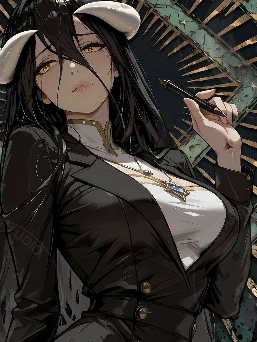 【Pre-sale】Decorative Painting of Secretary Albedo-OVERLORD-XingKong Studio