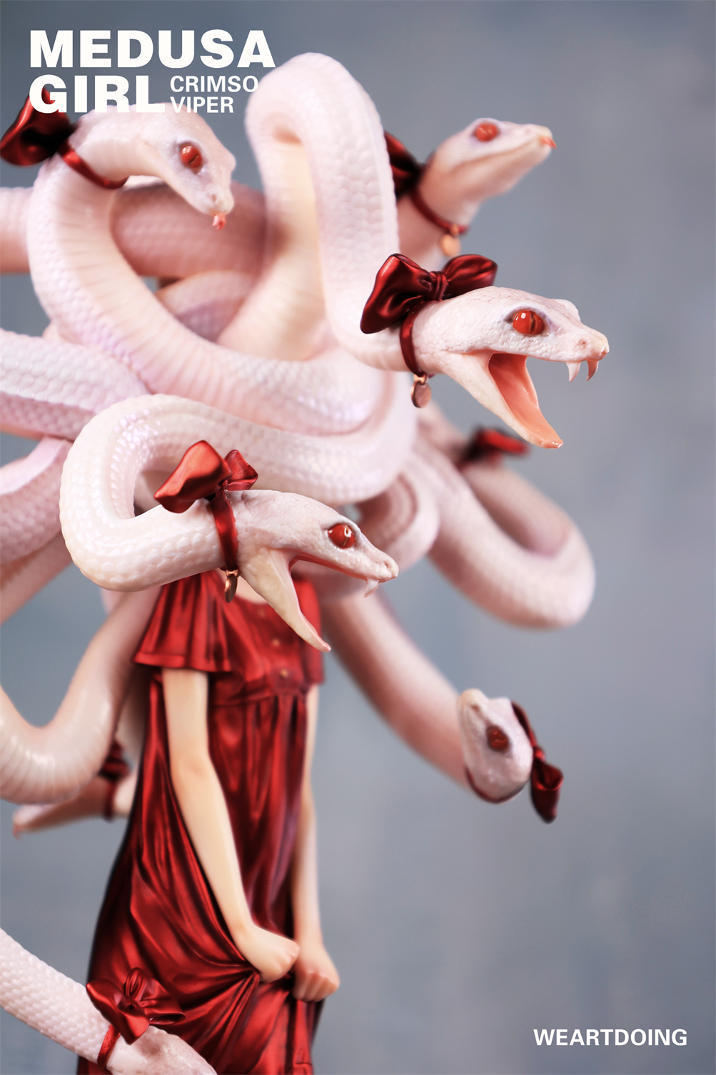 【Pre-sale】Medusa Girl-Green Viper and Crimson Viper-WeArtDoing Studio