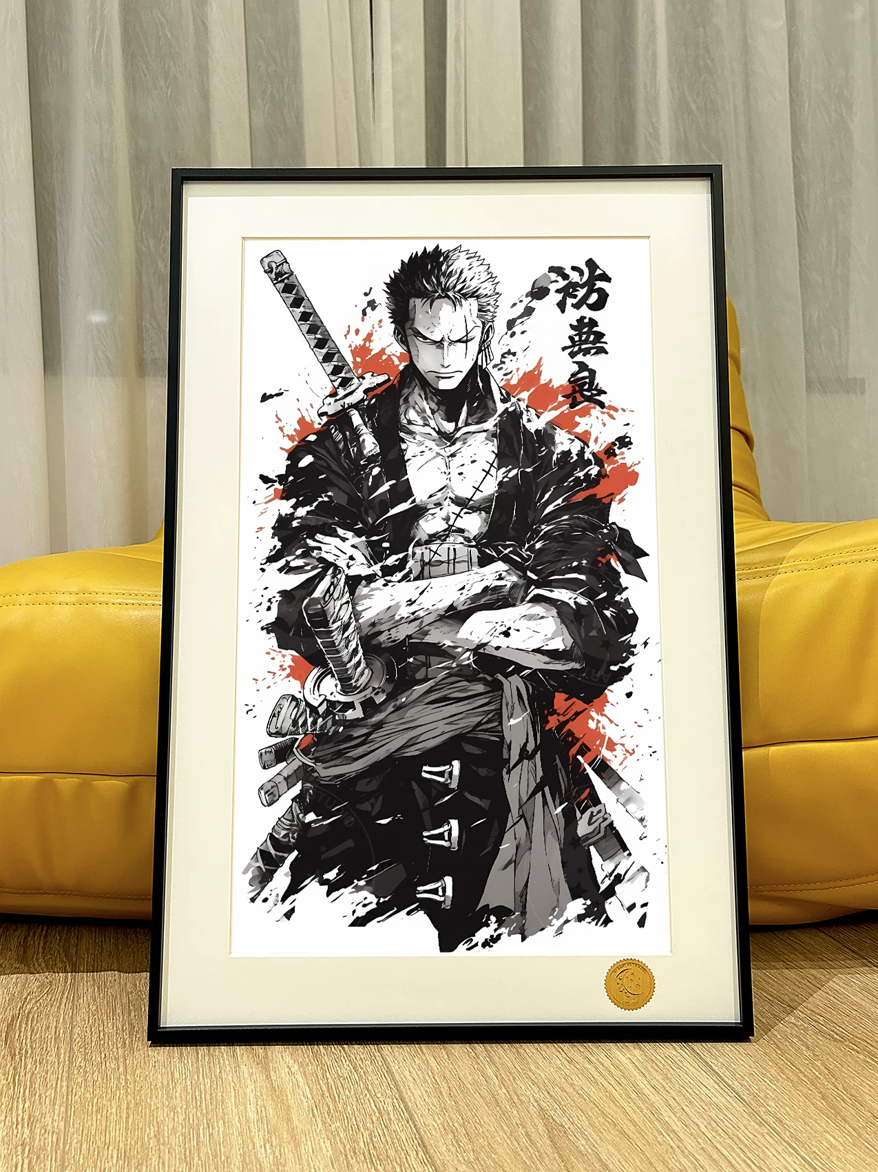 【Pre-sale】Decorative Painting of Ink Zoro-One piece-XingKong Studio
