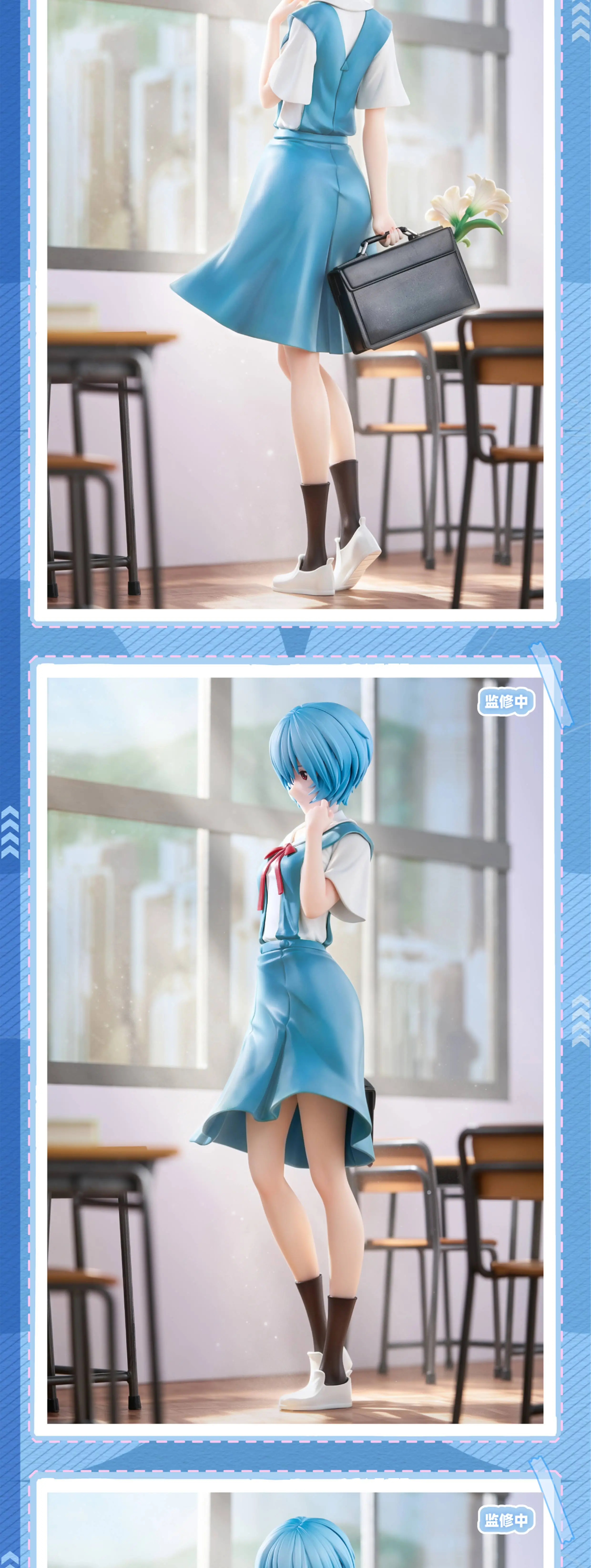 【Pre-sale】1/6 Scale School Uniform Ayanami Rei-EVA-BearPanda Studio