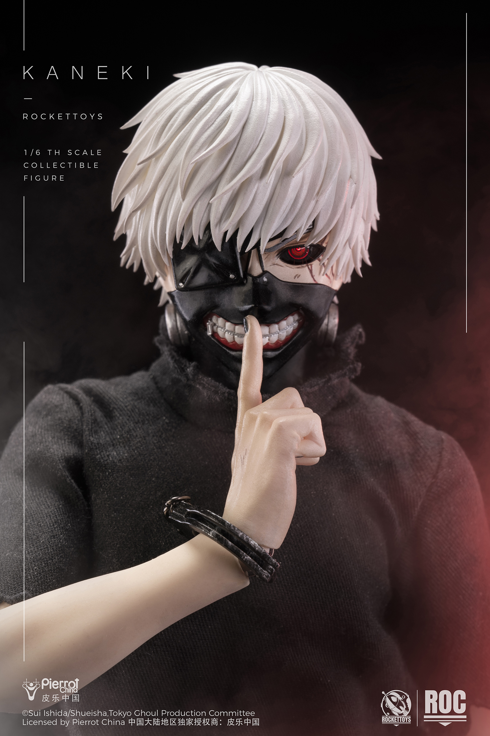 【Pre-sale】1/6 Scale Kaneki Ken-Tokyo Ghoul‌-Rocket Toys Studio