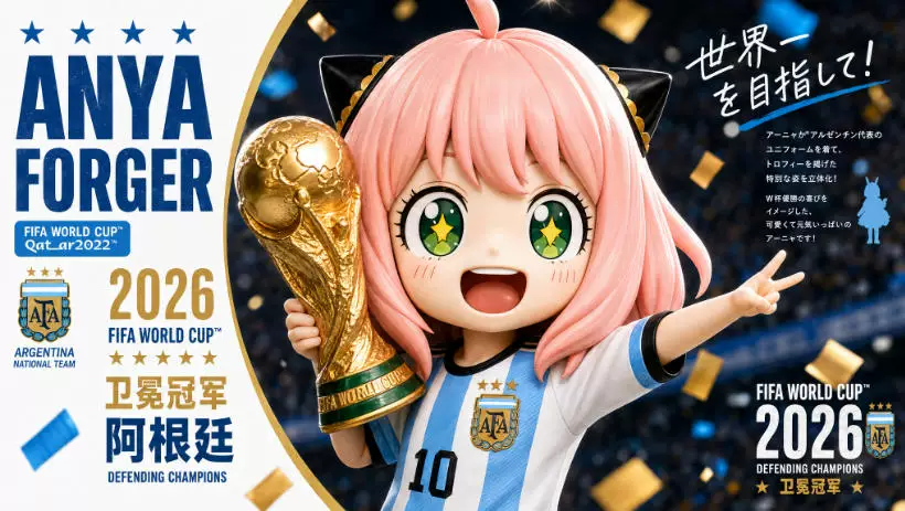 【Pre-sale】World Cup Anya-SPY X FAMILY-XJGF Studio