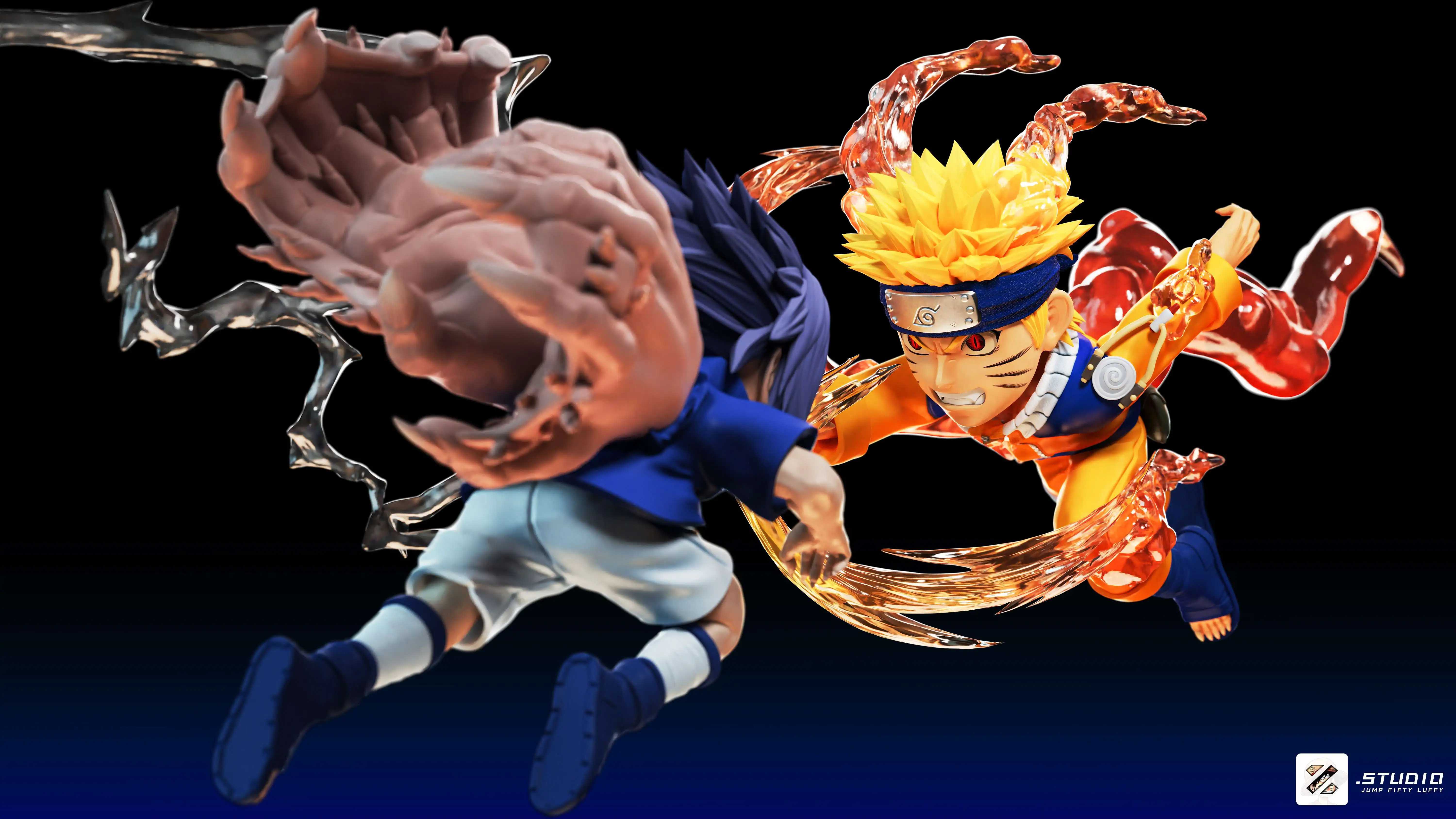 【Pre-sale】Sasuke VS Naruto-Naruto-Zzz Studio