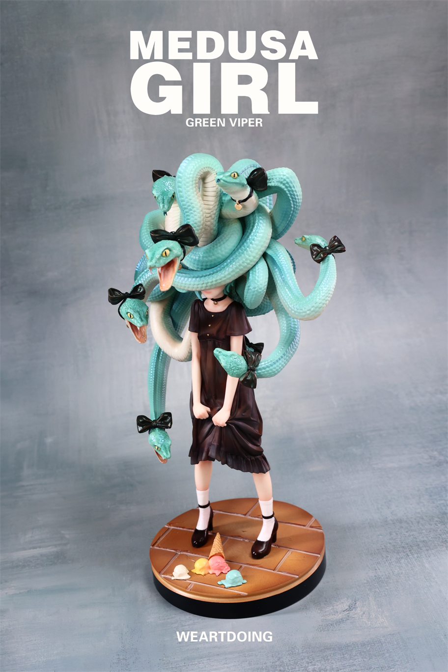 【Pre-sale】Medusa Girl-Green Viper and Crimson Viper-WeArtDoing Studio