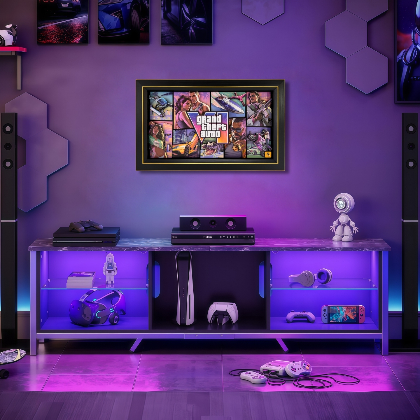 【In stock】Decorative Painting of Grand Theft Auto-Aotu Panda Studio