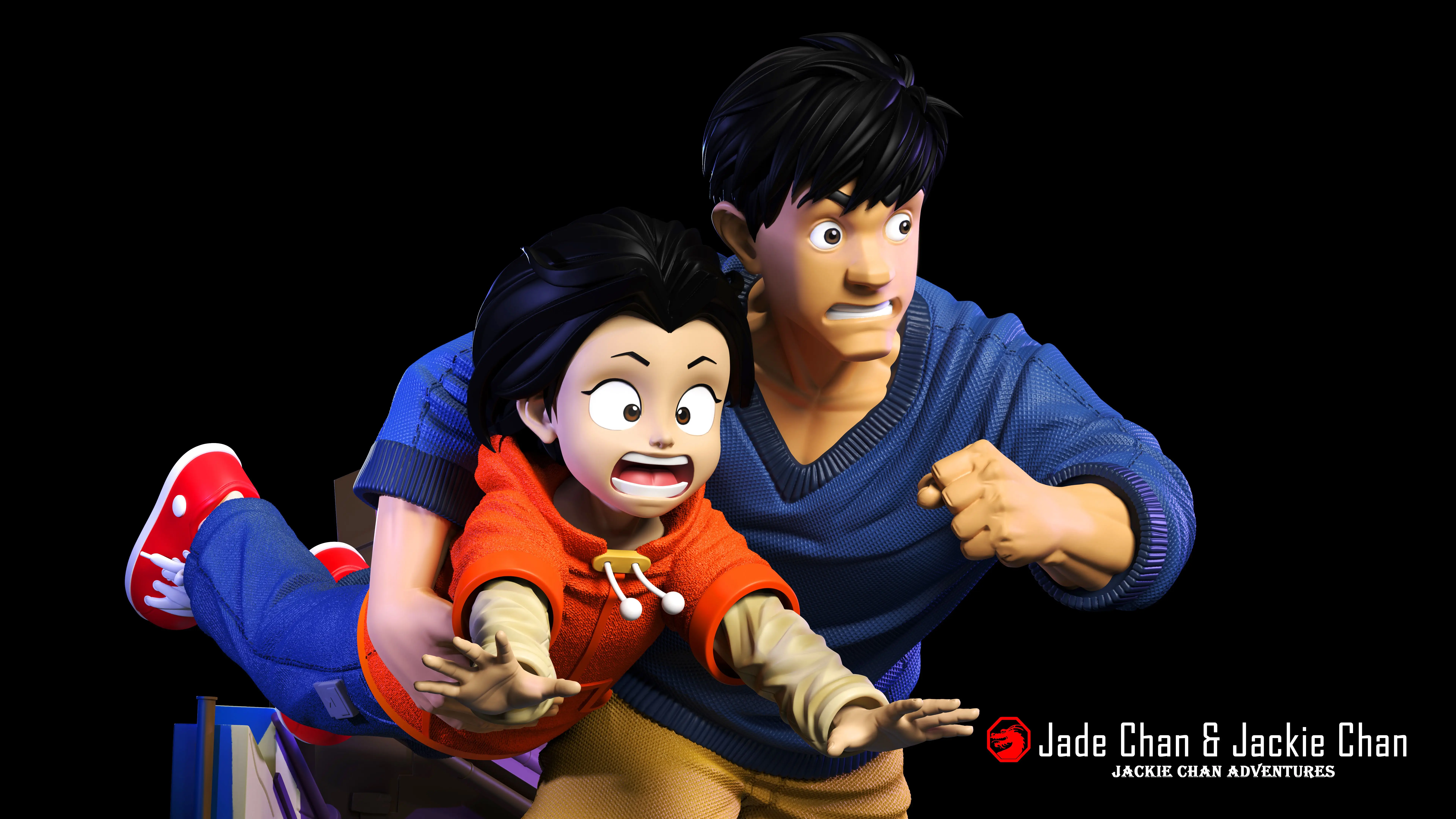 【Pre-sale】Xiaoyu And Uncle Jackie Chan-Jackie Chan Adventures-ShengZhu Studio
