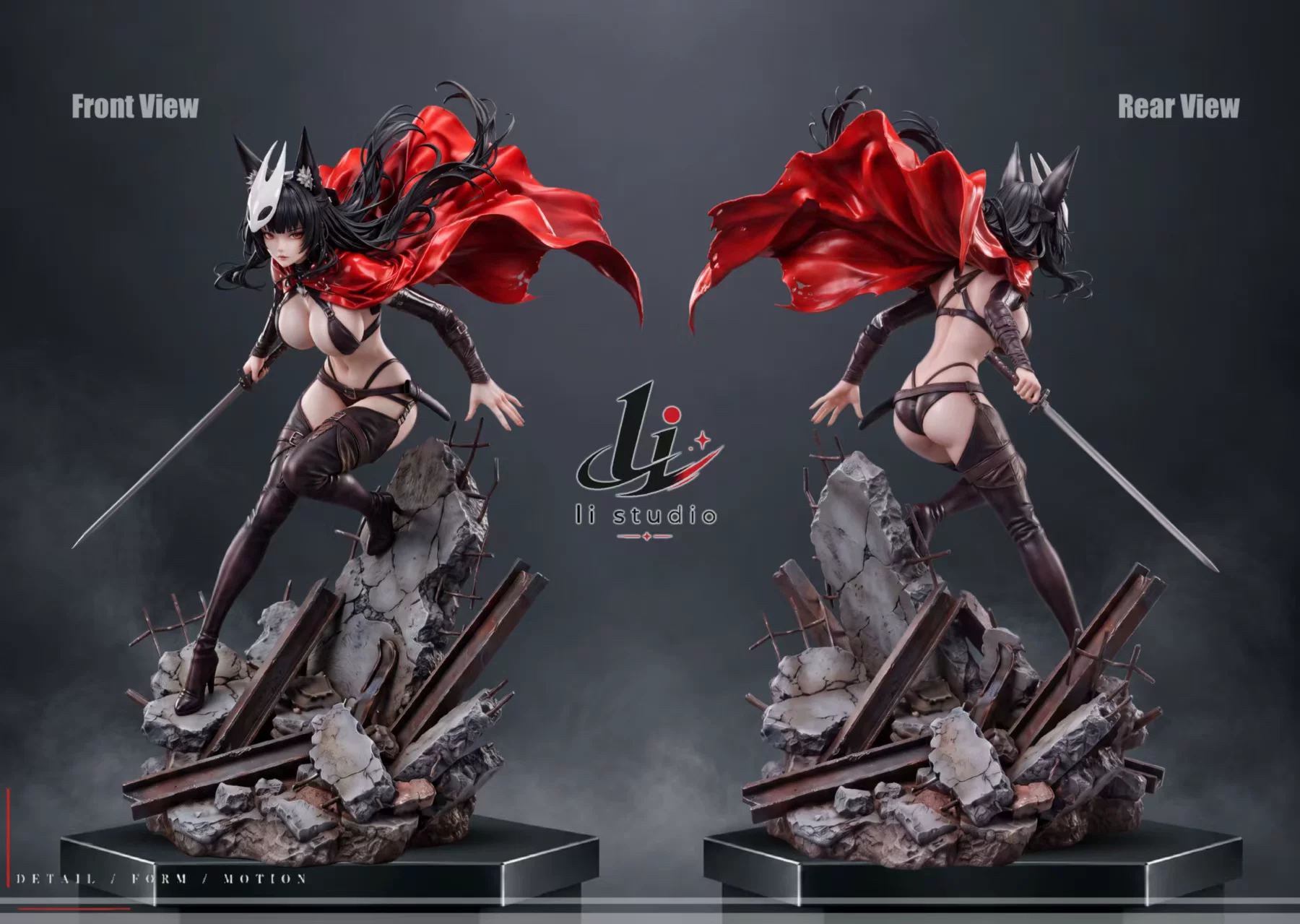 【Pre-sale】1/6 Scale Red Fox Shadow Hoshimi Miyabi-Zenless Zone Zero-Li Studio