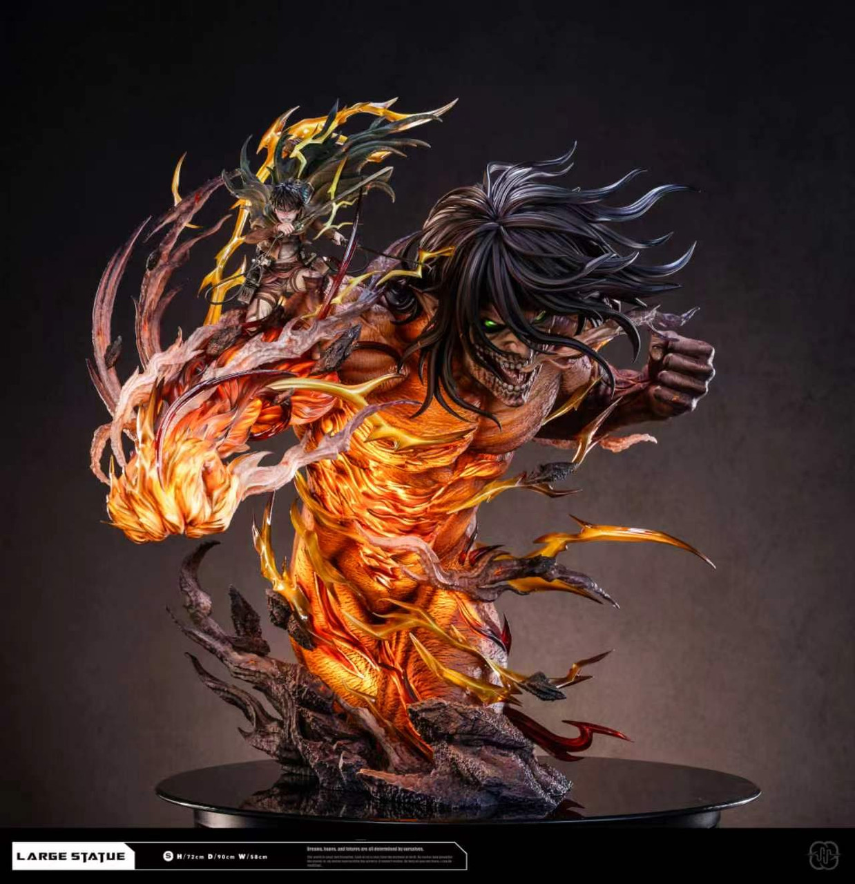 【Pre-sale】Eren Titan and Female Titan with LED-Attack on Titan-Hertz Studio