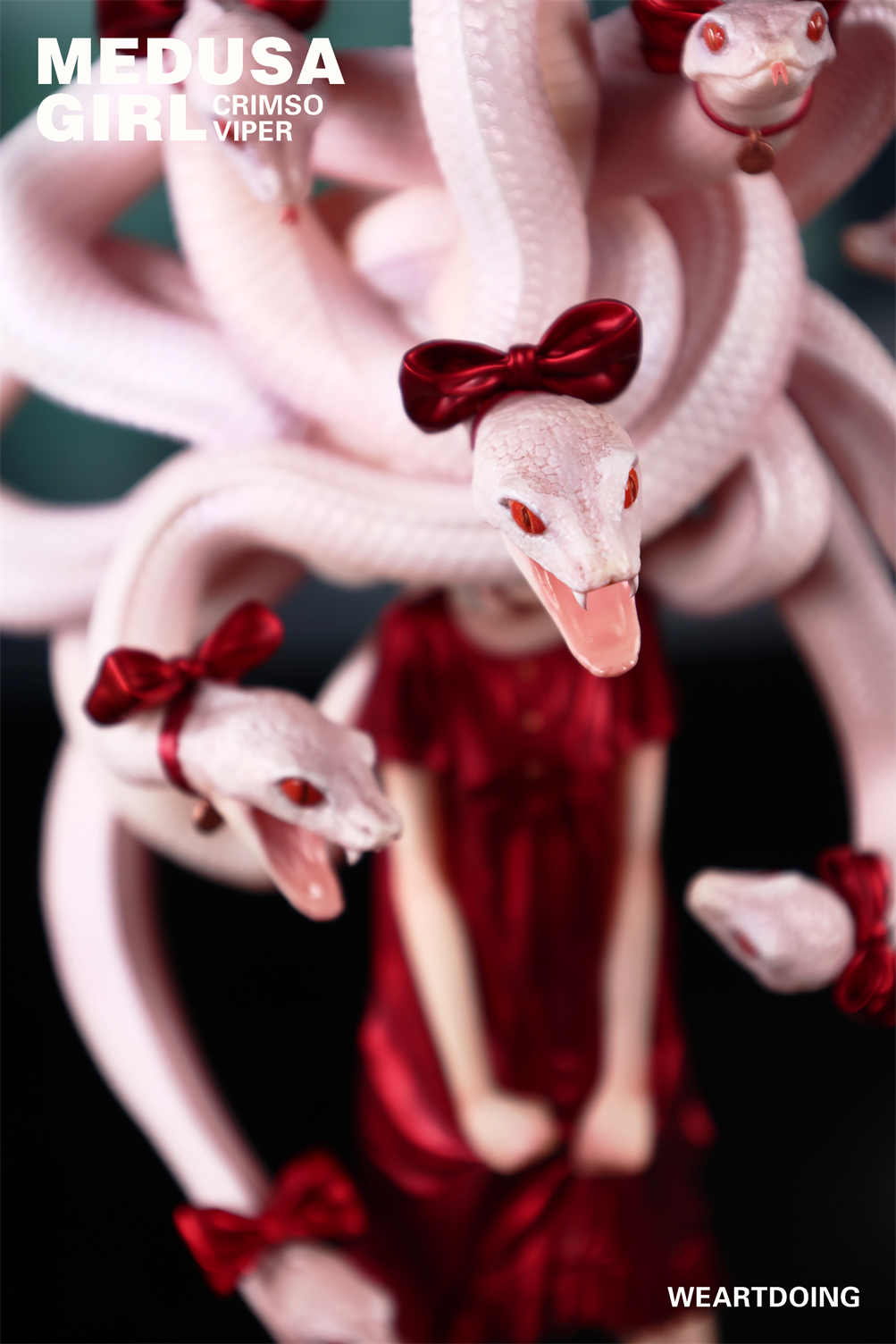 【Pre-sale】Medusa Girl-Green Viper and Crimson Viper-WeArtDoing Studio
