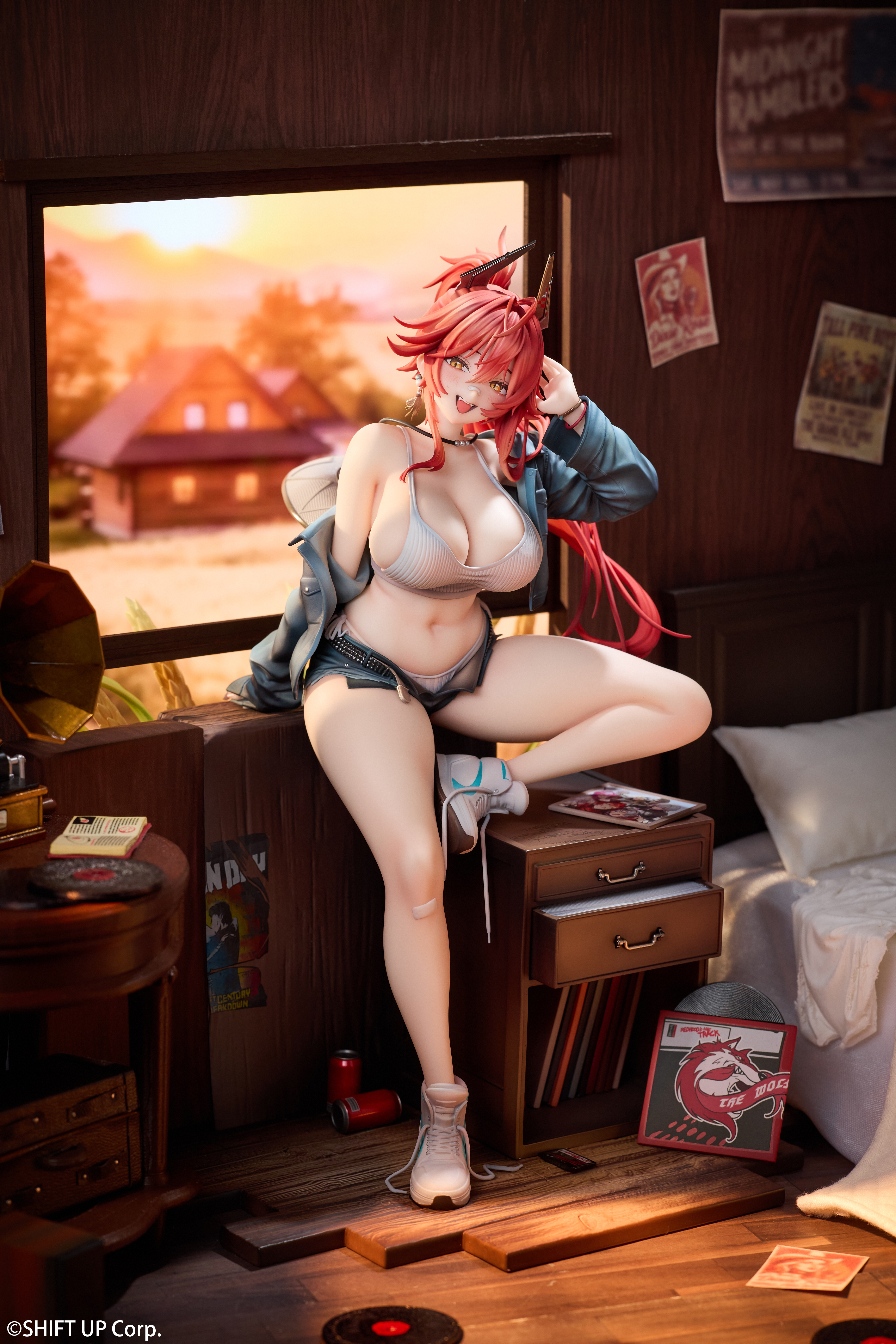 【Pre-sale】1/7 Scale Red Hood Retro Days-Goddess of Victory: Nikke-HobbySakura Studio