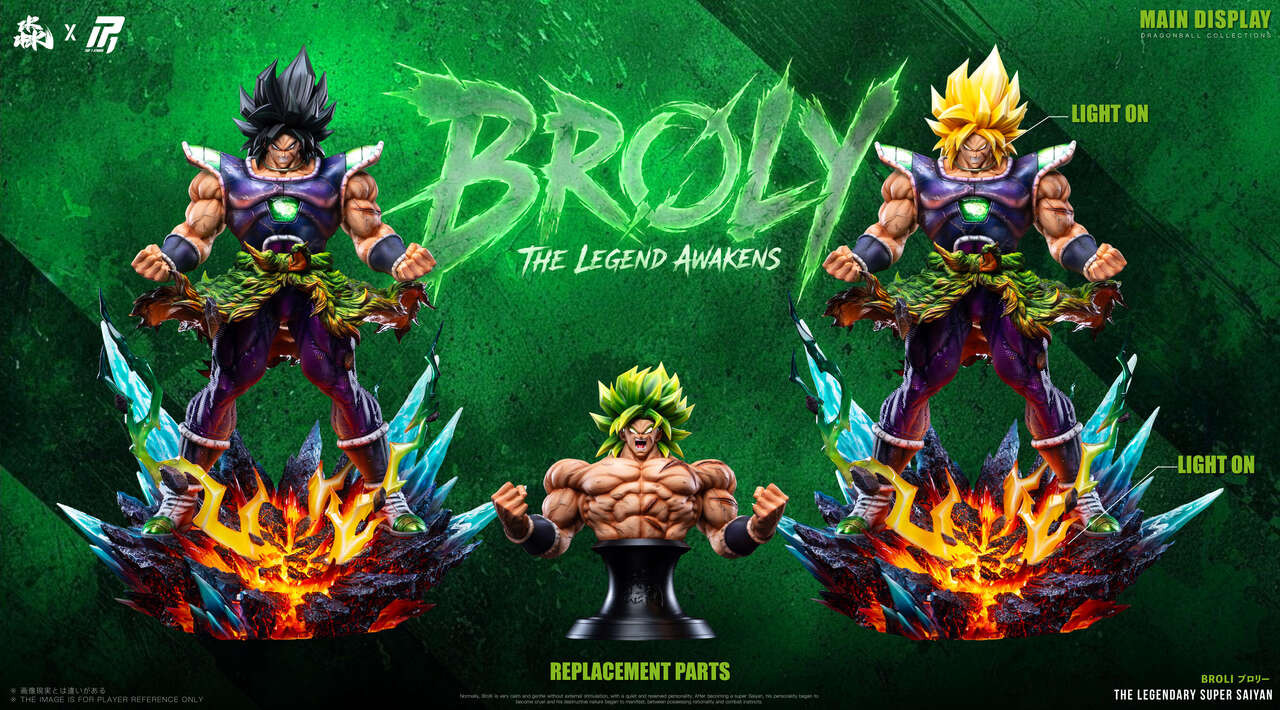 【Pre-sale】1/6 Scale Broly with LED-Dragon Ball-Miao × TOP 1 Studio