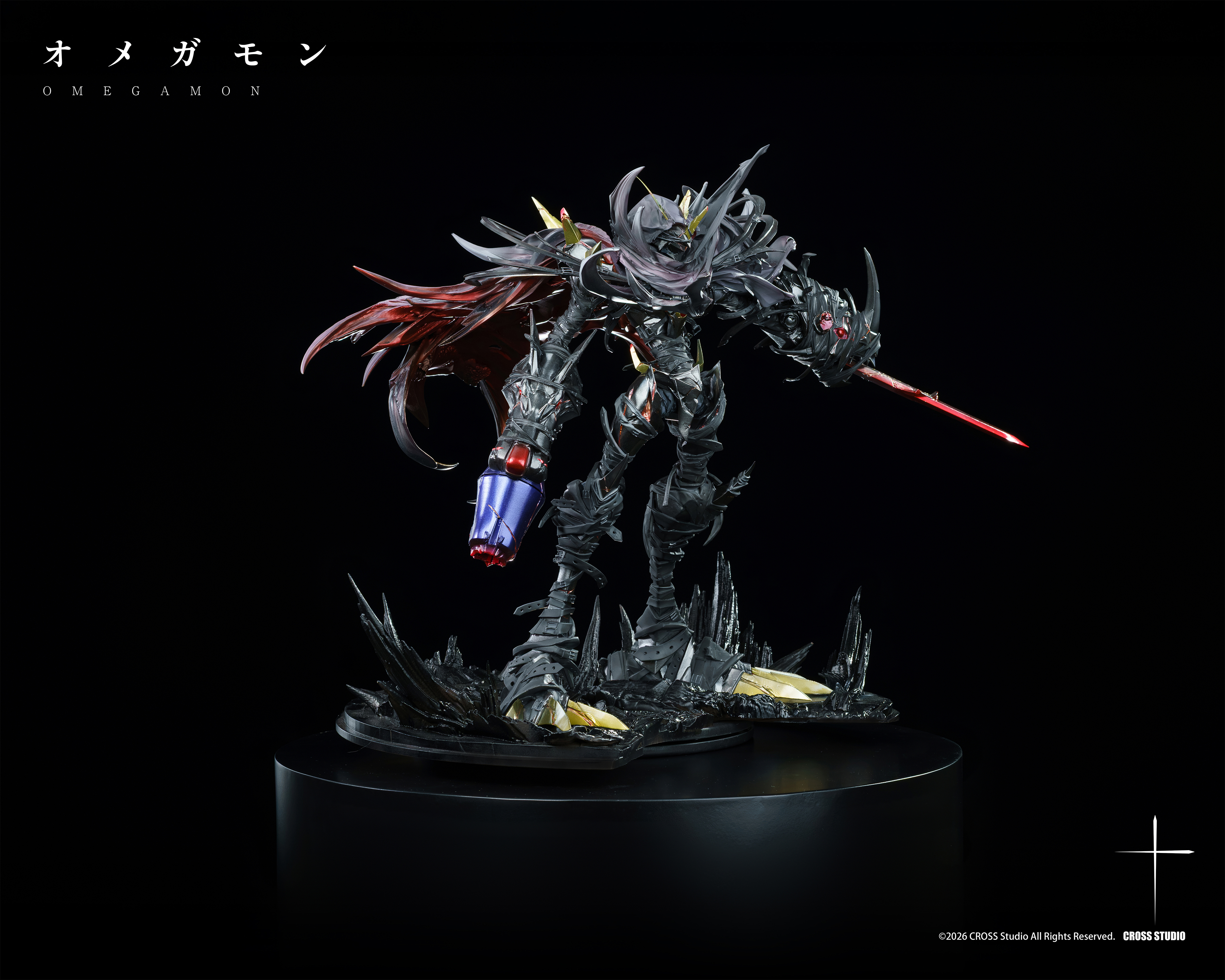 【Pre-sale】Omegamon Zwart-Digimon Adventure-Cross Studio