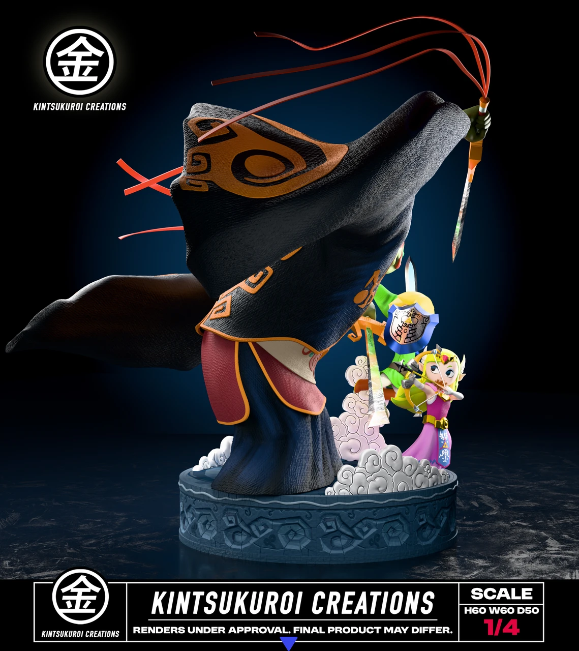 【Pre-sale】1/6 and 1/4 Scale Wind Waker Final Battle Diorama-Kistsukuroi Creations Studio