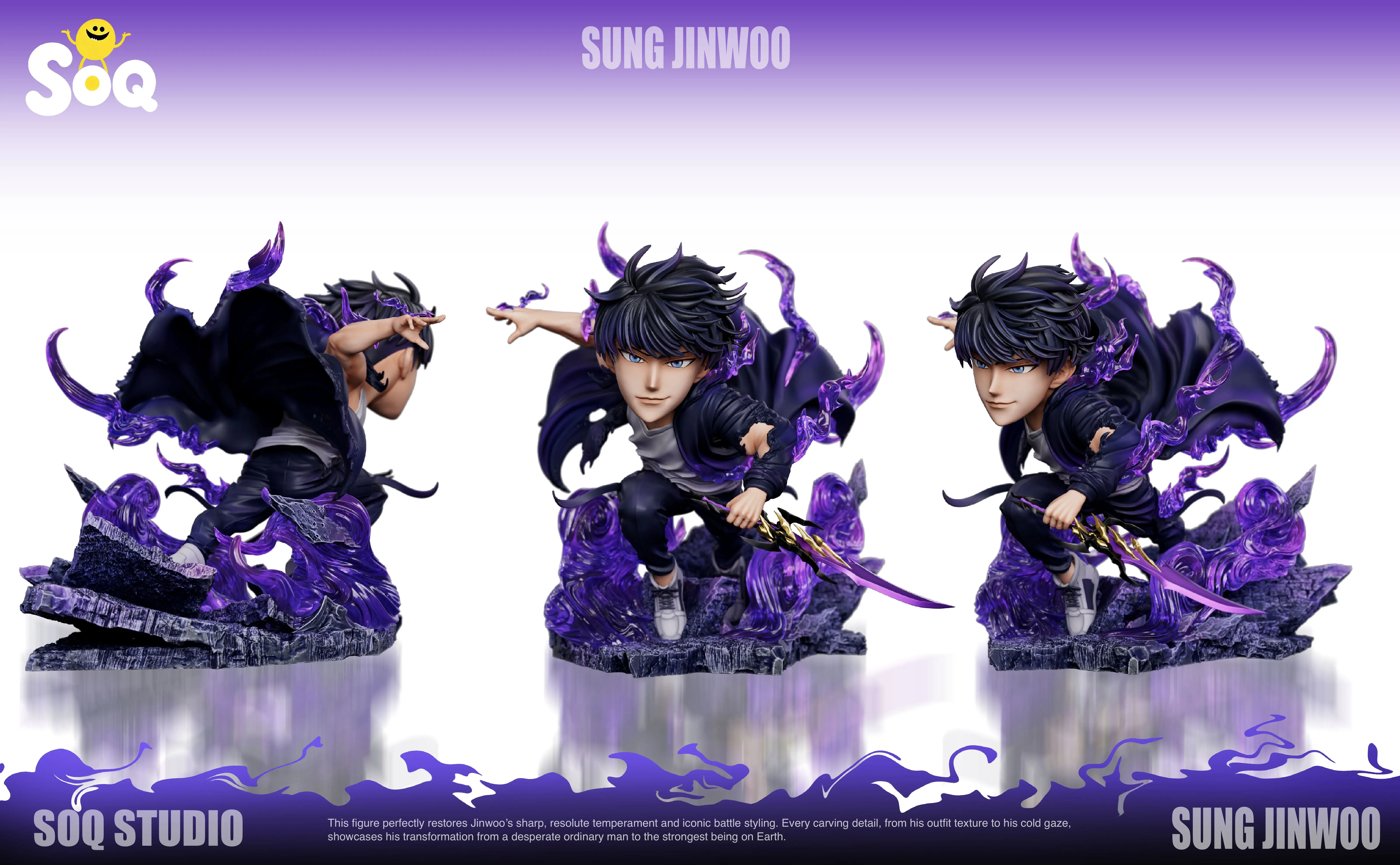 【Pre-sale】Q Version Sung Jin woo-Solo Leveling-SOQ Studio