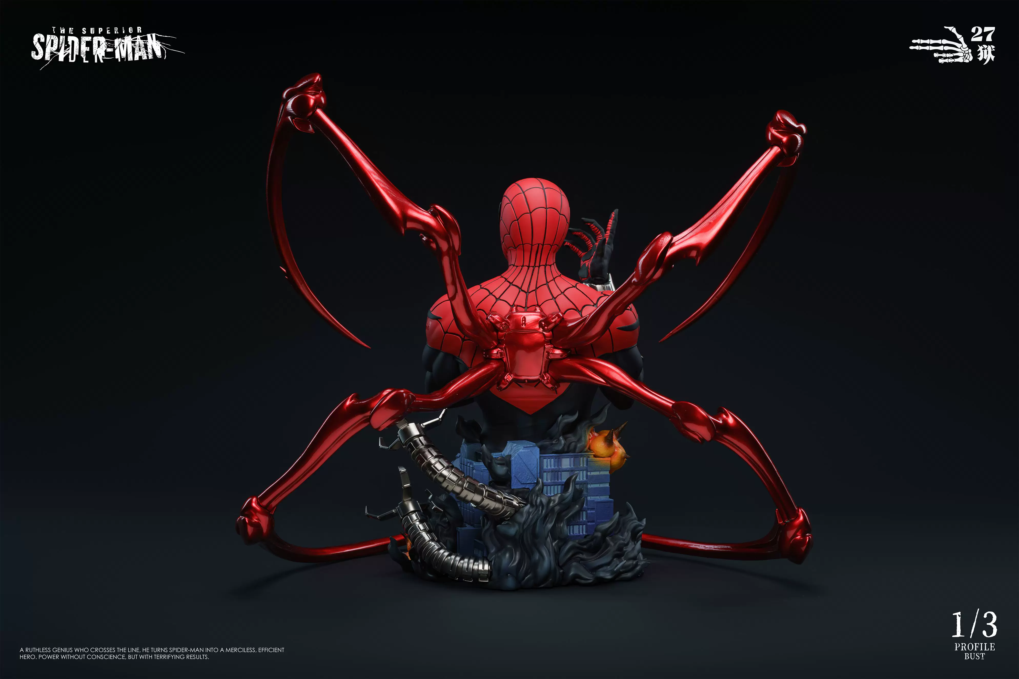 【Pre-sale】1/3 Scale 003 Bust of Spider Man-27abyss Studio