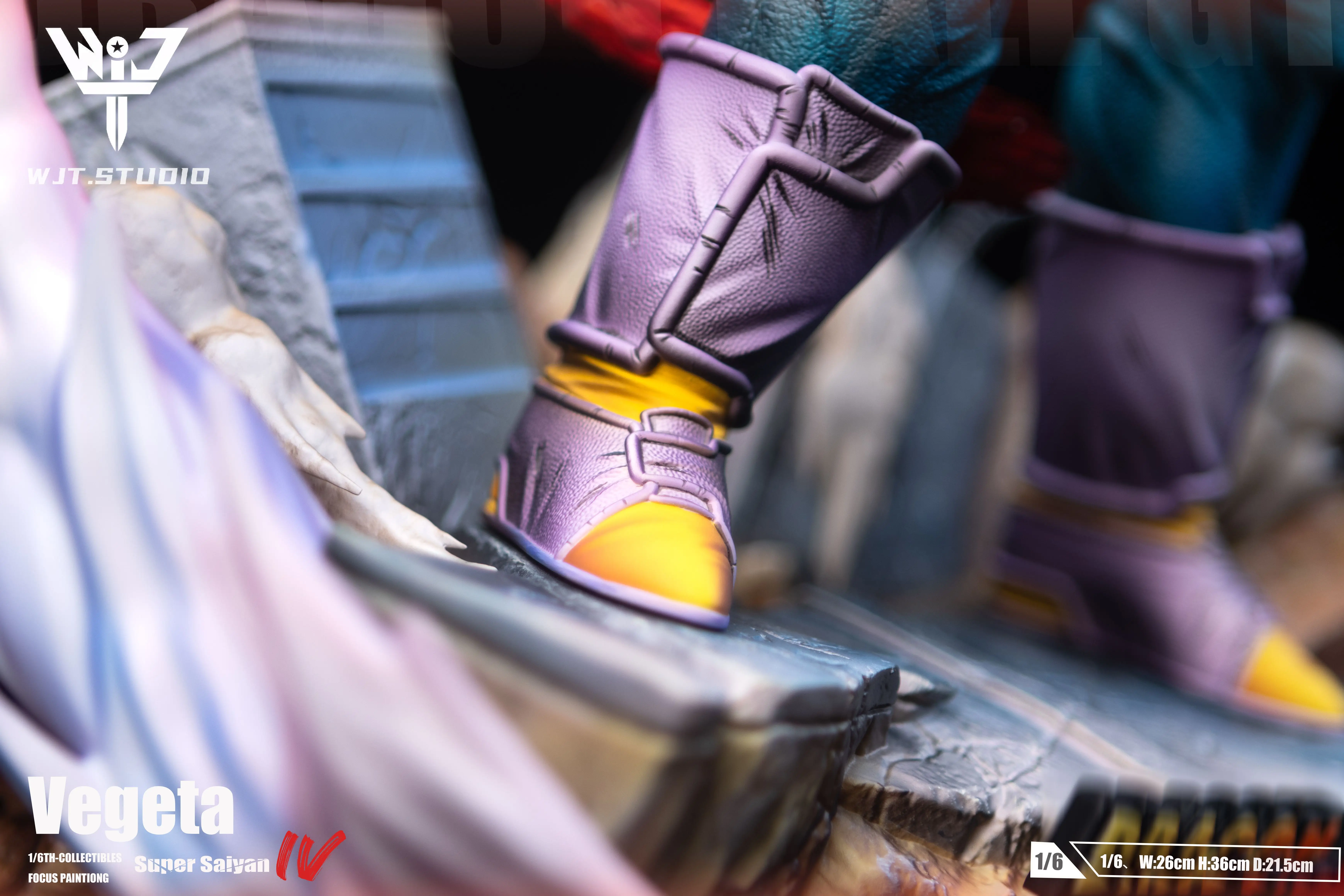 【Pre-sale】1/6 and 1/4 Scale Proud Vegeta with Long Hair-Dragon Ball-WJT Studio