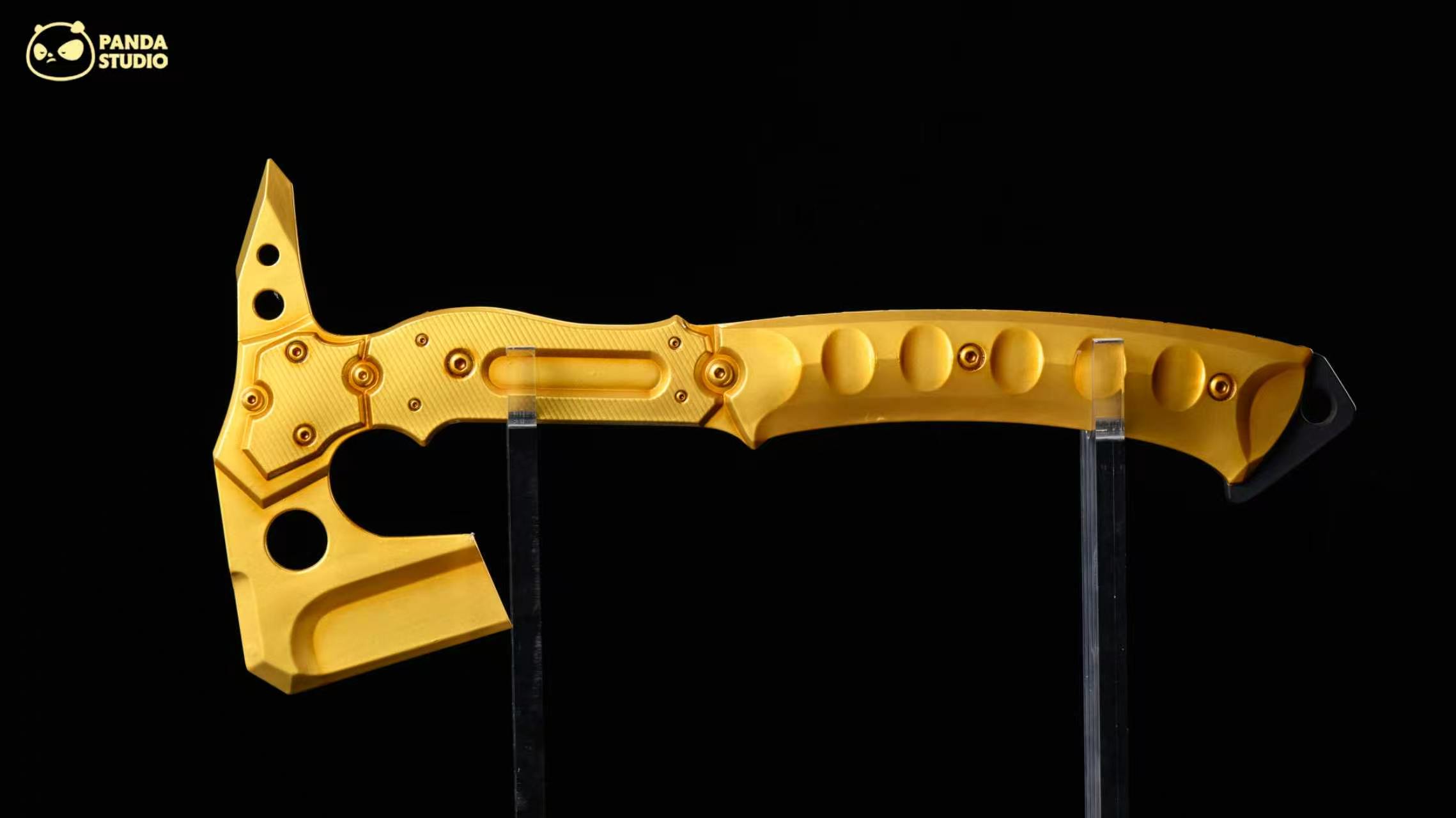 【Pre-sale】1/1 Scale Requiem and Tactical Handaxe Gold Limited Version-Resident Evil-Panda Studio