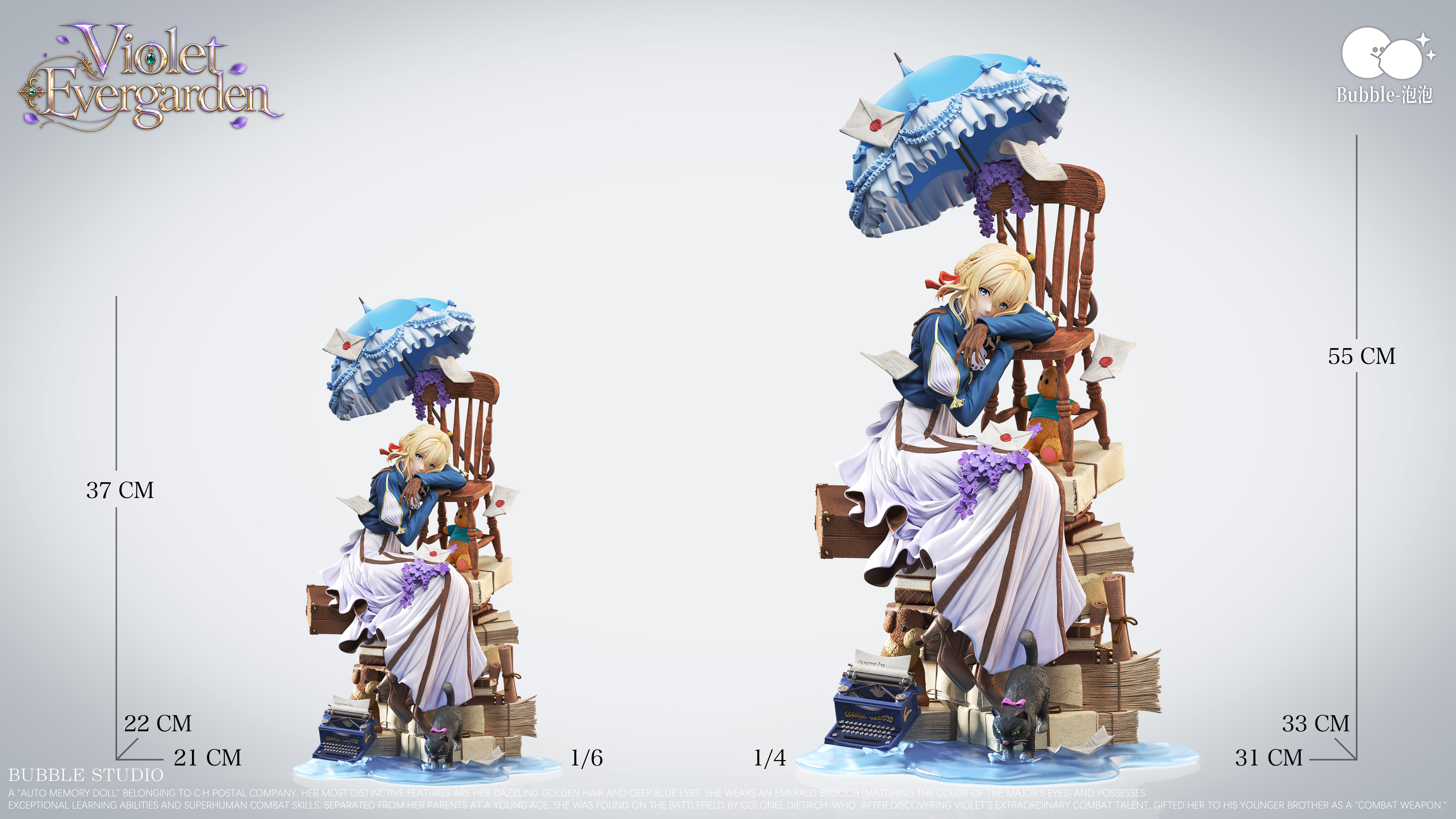 【Pre-sale】1/6 and 1/4 Scale Violet-Violet Evergarden-Bubble Studio