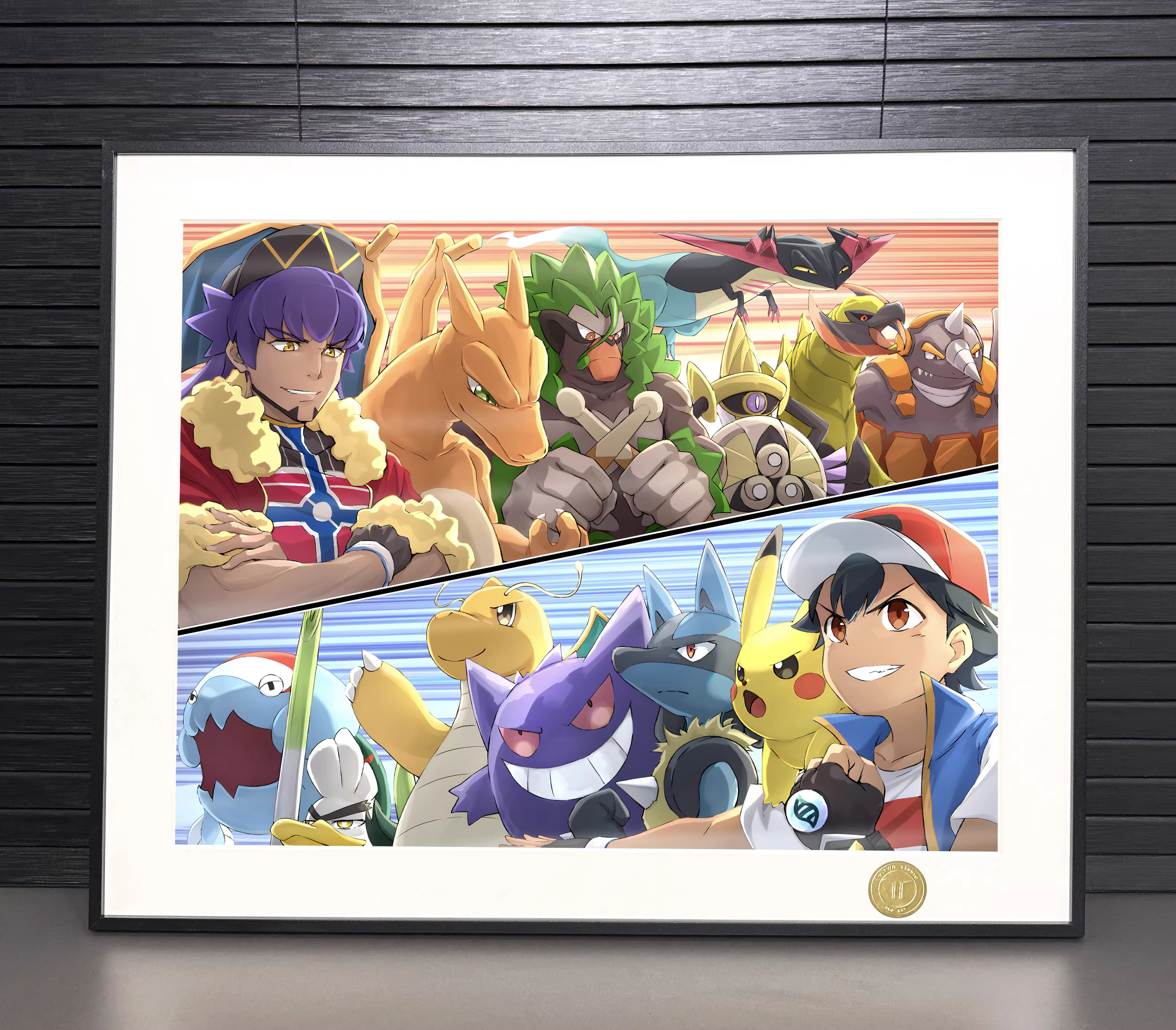 【Pre-sale】Decorative Painting of Ash VS Leon-H2 Studio
