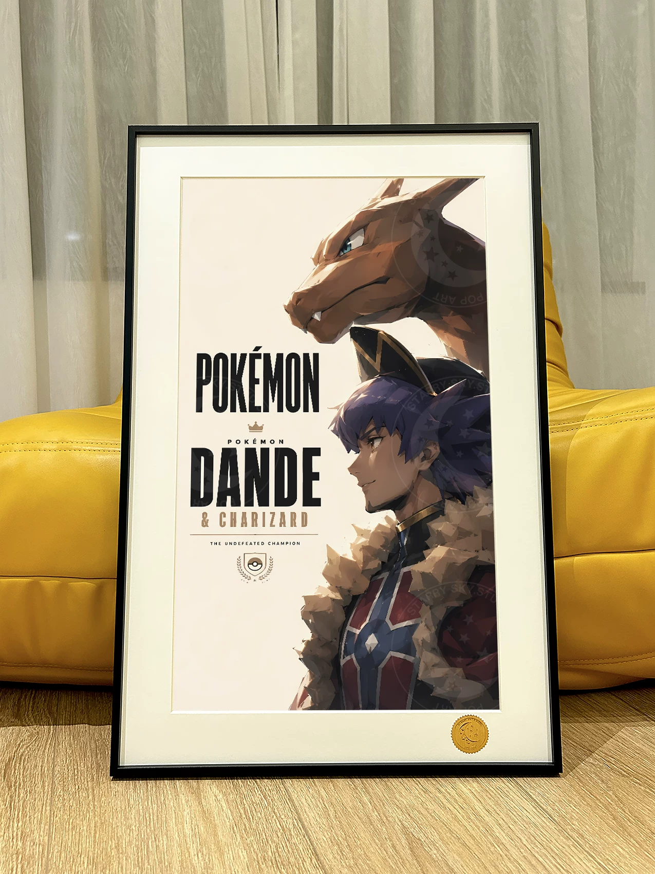 【Pre-sale】Decorative Painting of Dande and Charizard-Pokemon-XingKong Studio