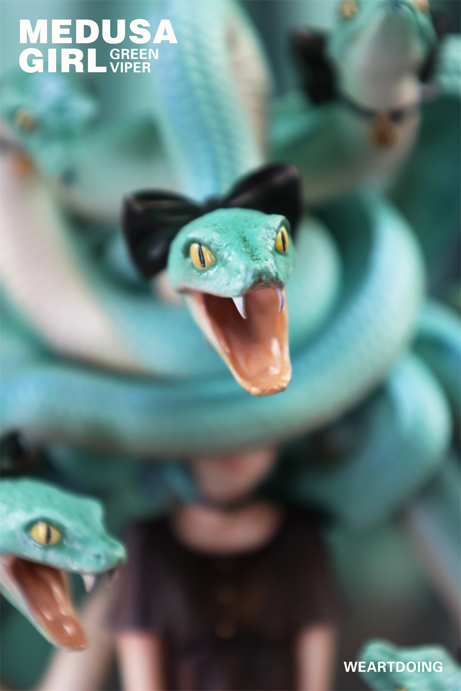 【Pre-sale】Medusa Girl-Green Viper and Crimson Viper-WeArtDoing Studio