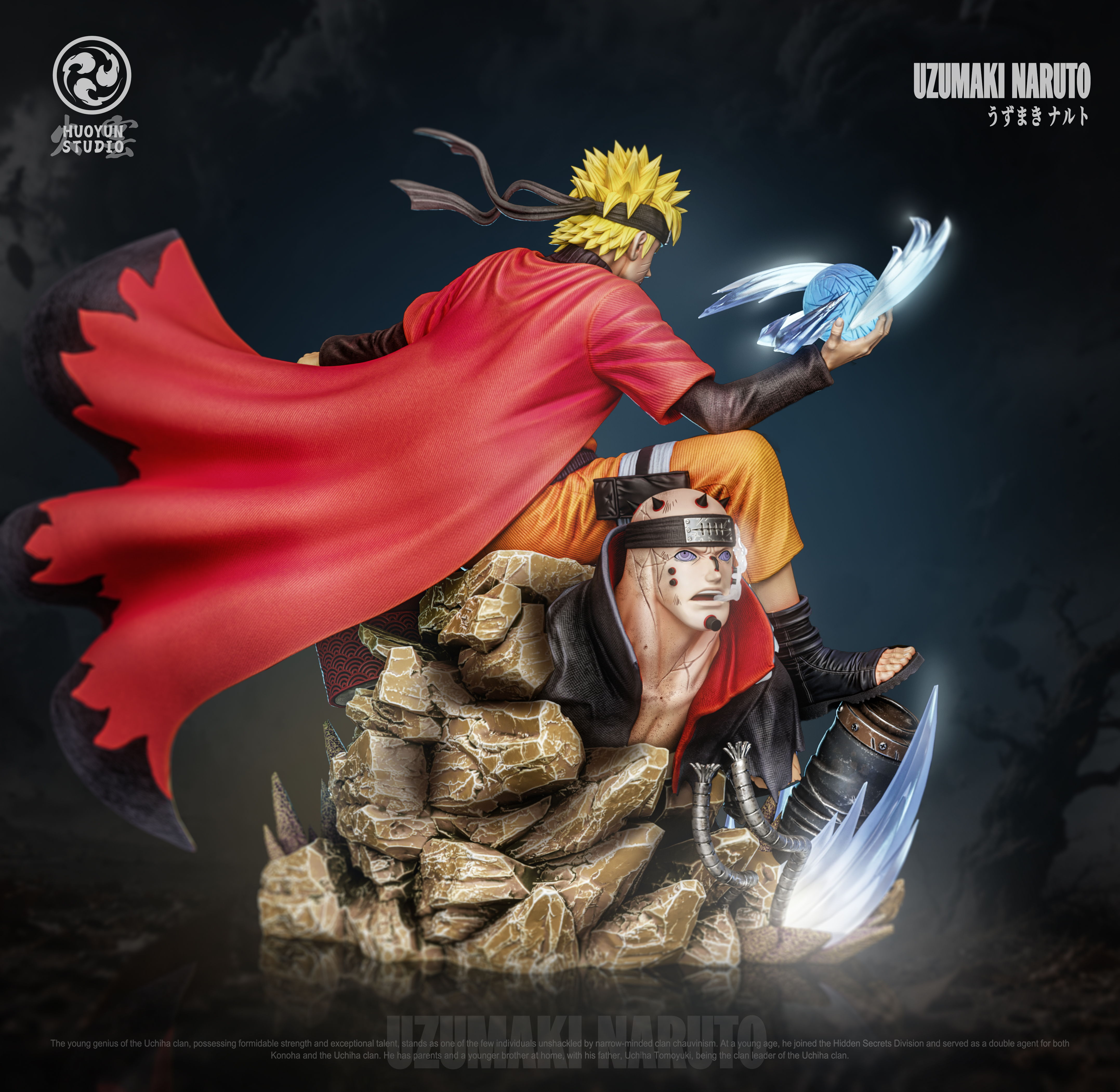 【Pre-sale】1/6 Scale 002 Nazumaki Naruto-Naruto-HuoYun Studio