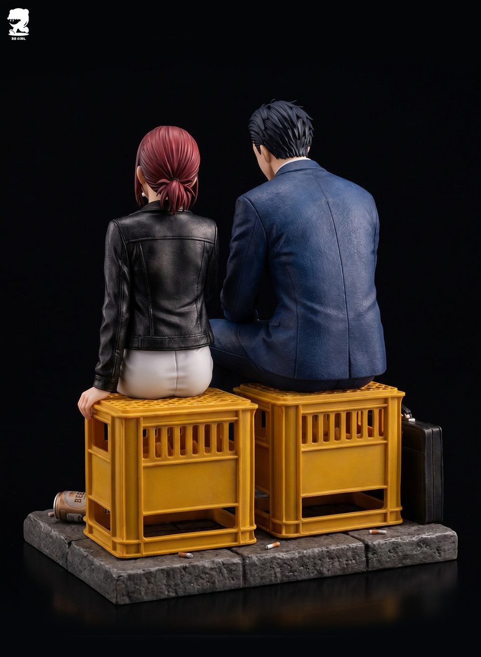 【Pre-sale】1/6 Scale Sasaki and Tayama-Smoking Behind the Supermarket-BB Girl Studio