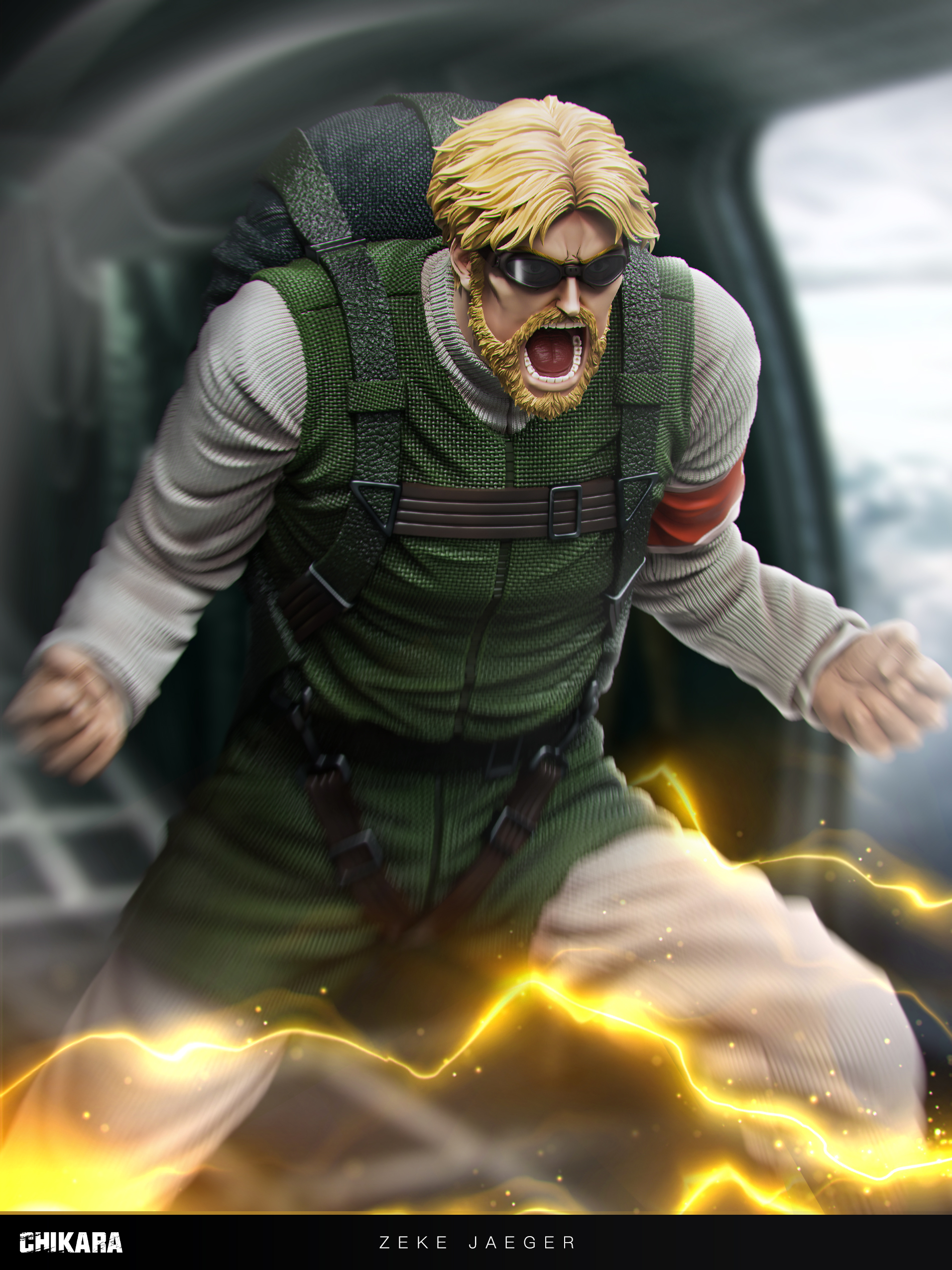 【Pre-sale】1/6 Scale Zeke Jaeger-Attack on Titan-CHIKARA Studio