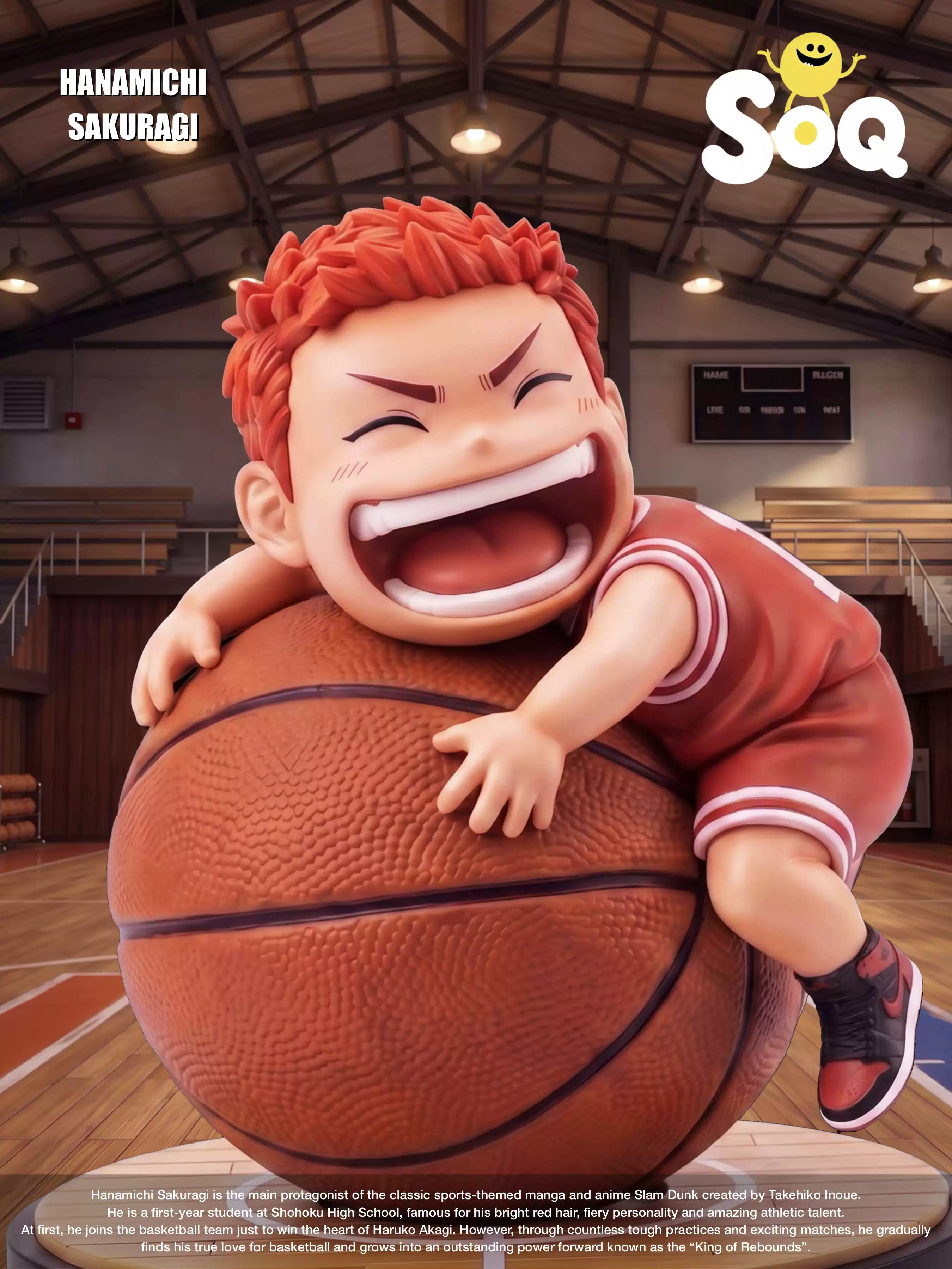 【Pre-sale】Q Version Sakuragi Hanamichi-Slam Dunk-SOQ Studio
